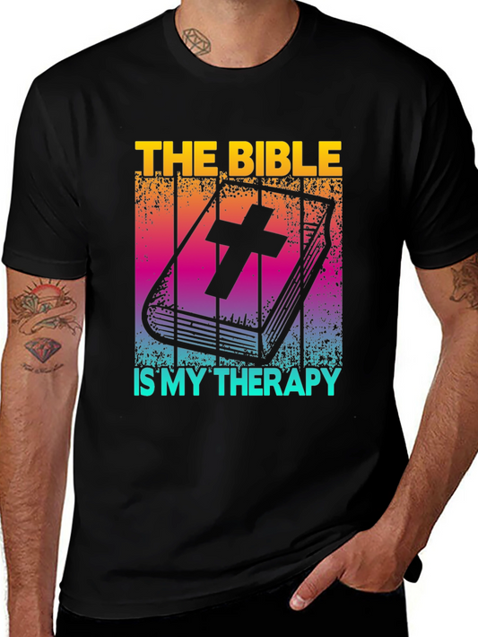 Bible Therapy T-Shirt: Christian Faith Comfort