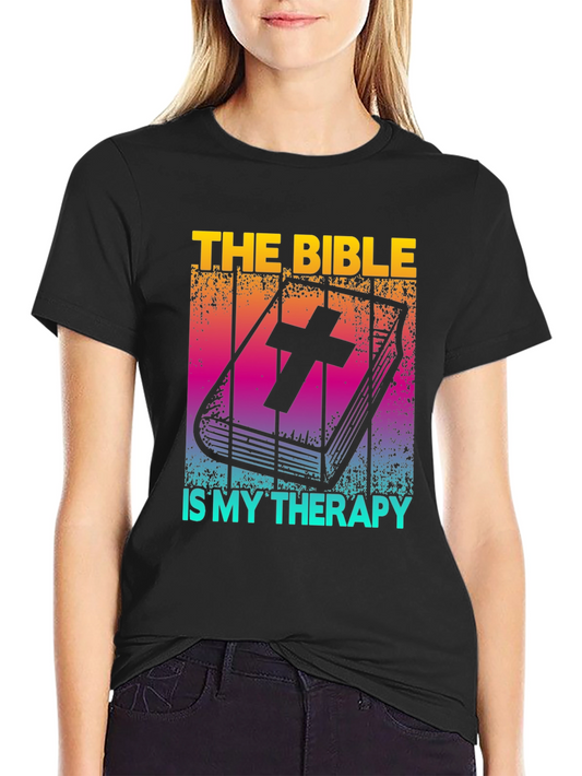 Bible Therapy T-Shirt: Christian Faith Comfort
