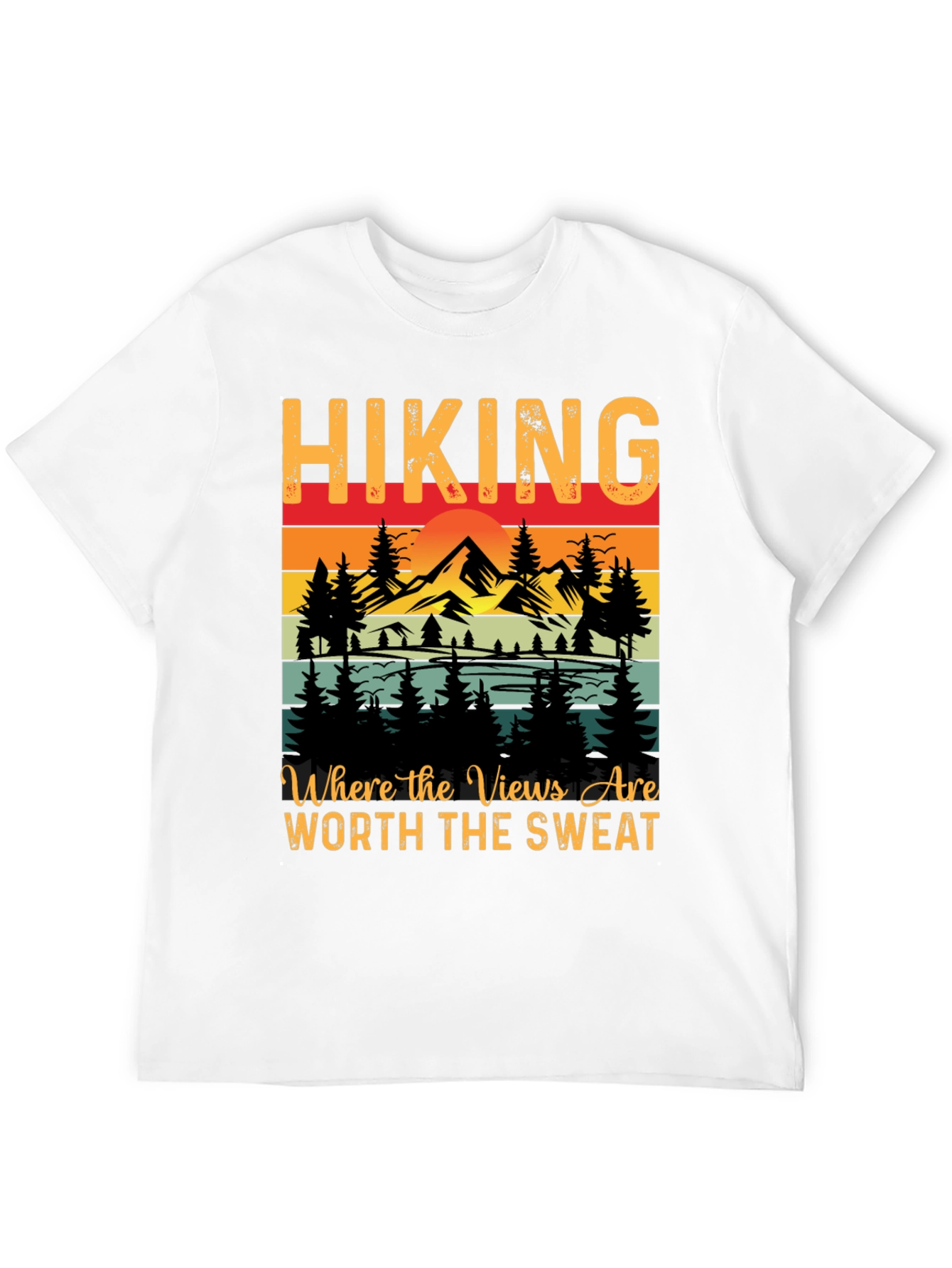 Hiking Graphic Tee - Views Worth the Sweat