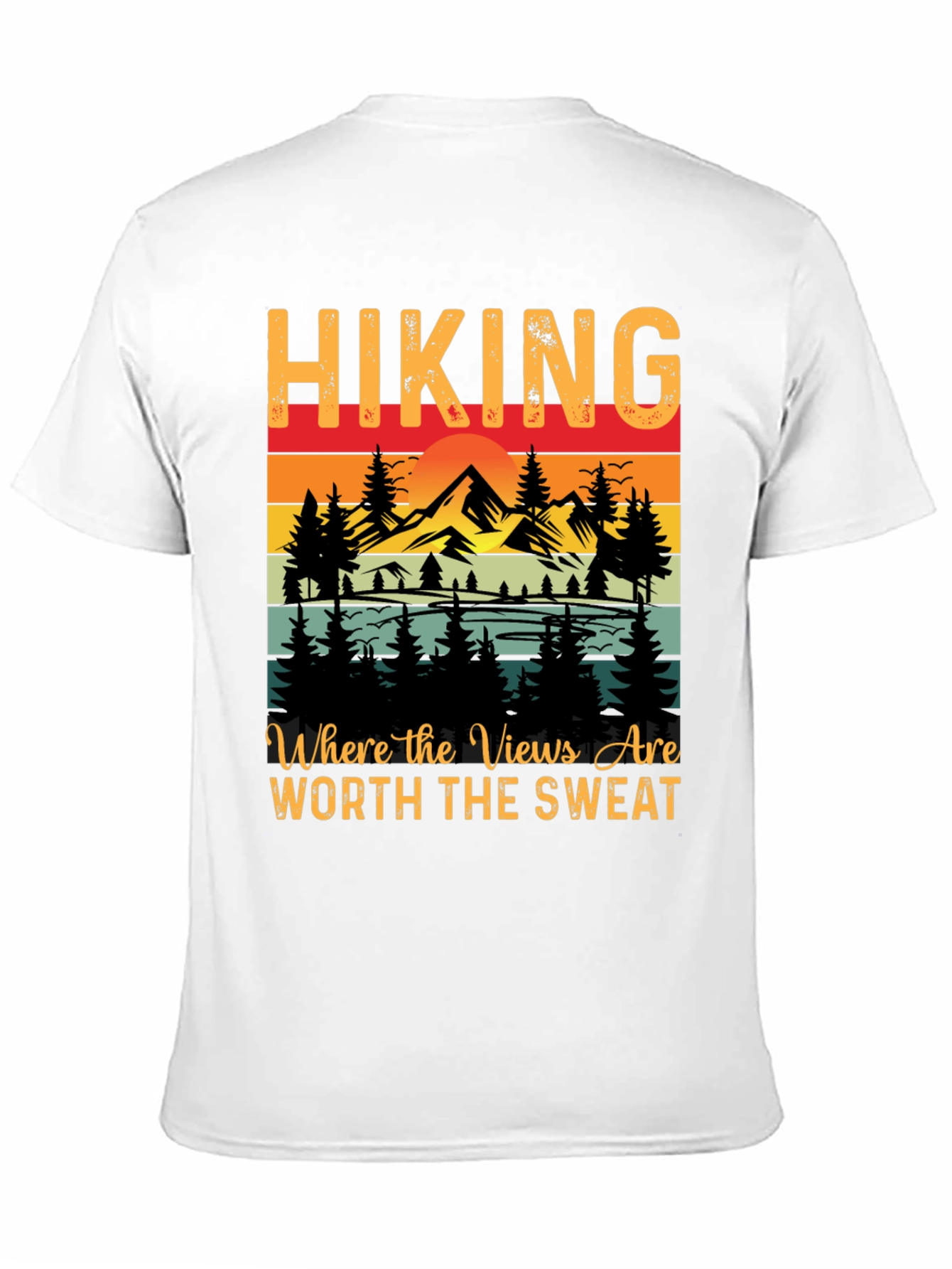 Hiking Graphic Tee - Views Worth the Sweat