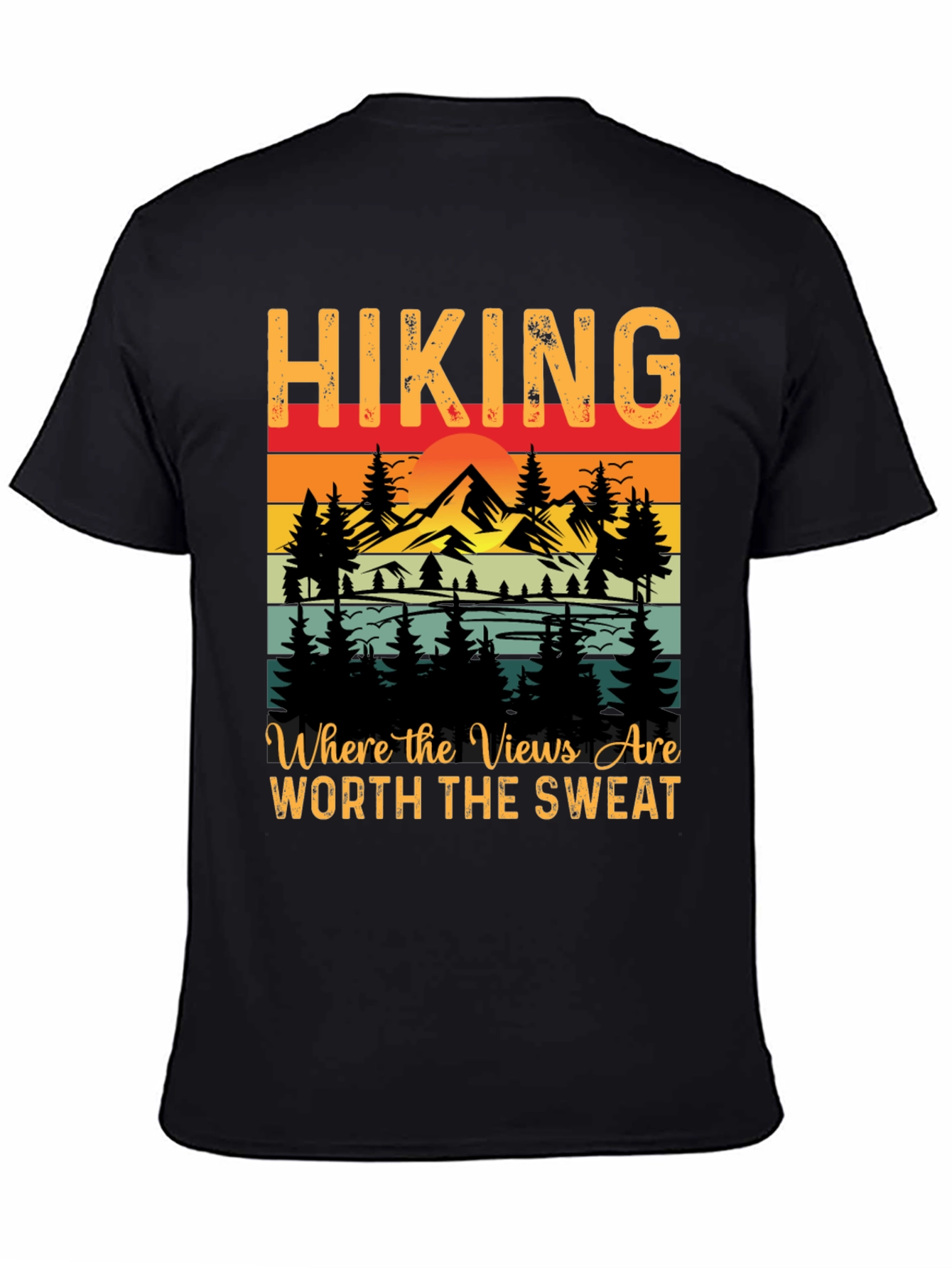 Hiking Graphic Tee - Views Worth the Sweat