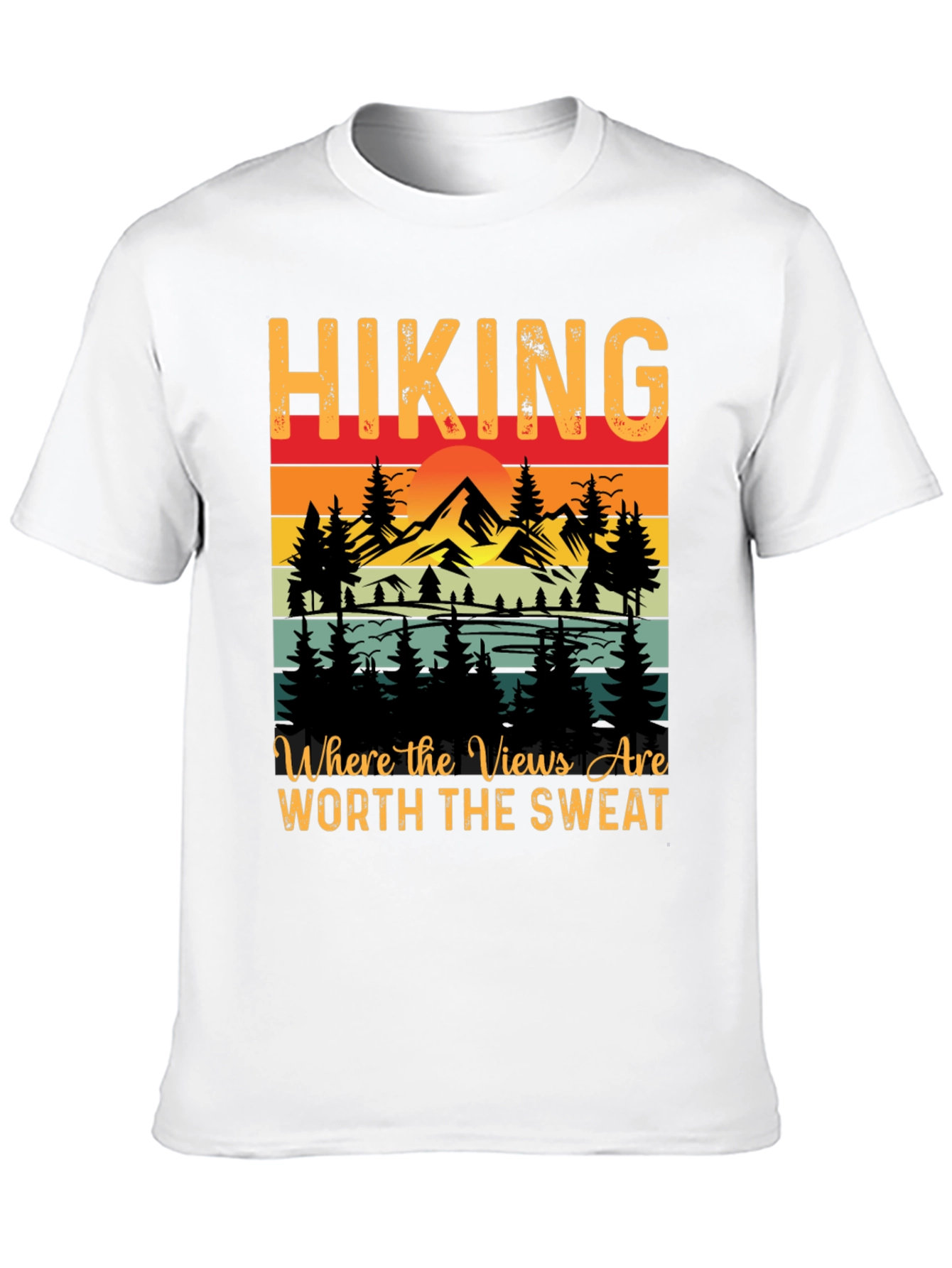 Hiking Graphic Tee - Views Worth the Sweat
