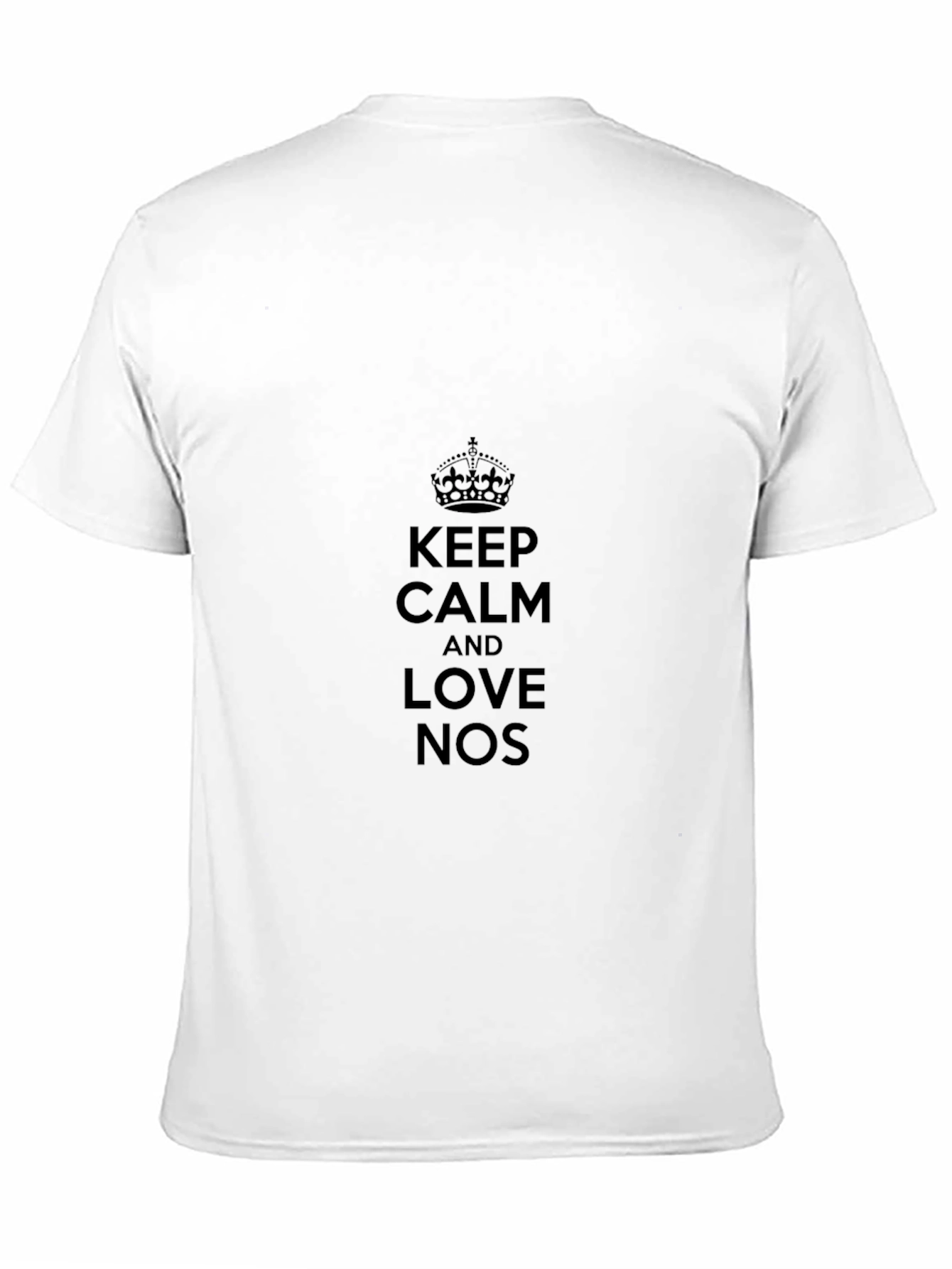 Keep Calm And Love NOS Black T-Shirt