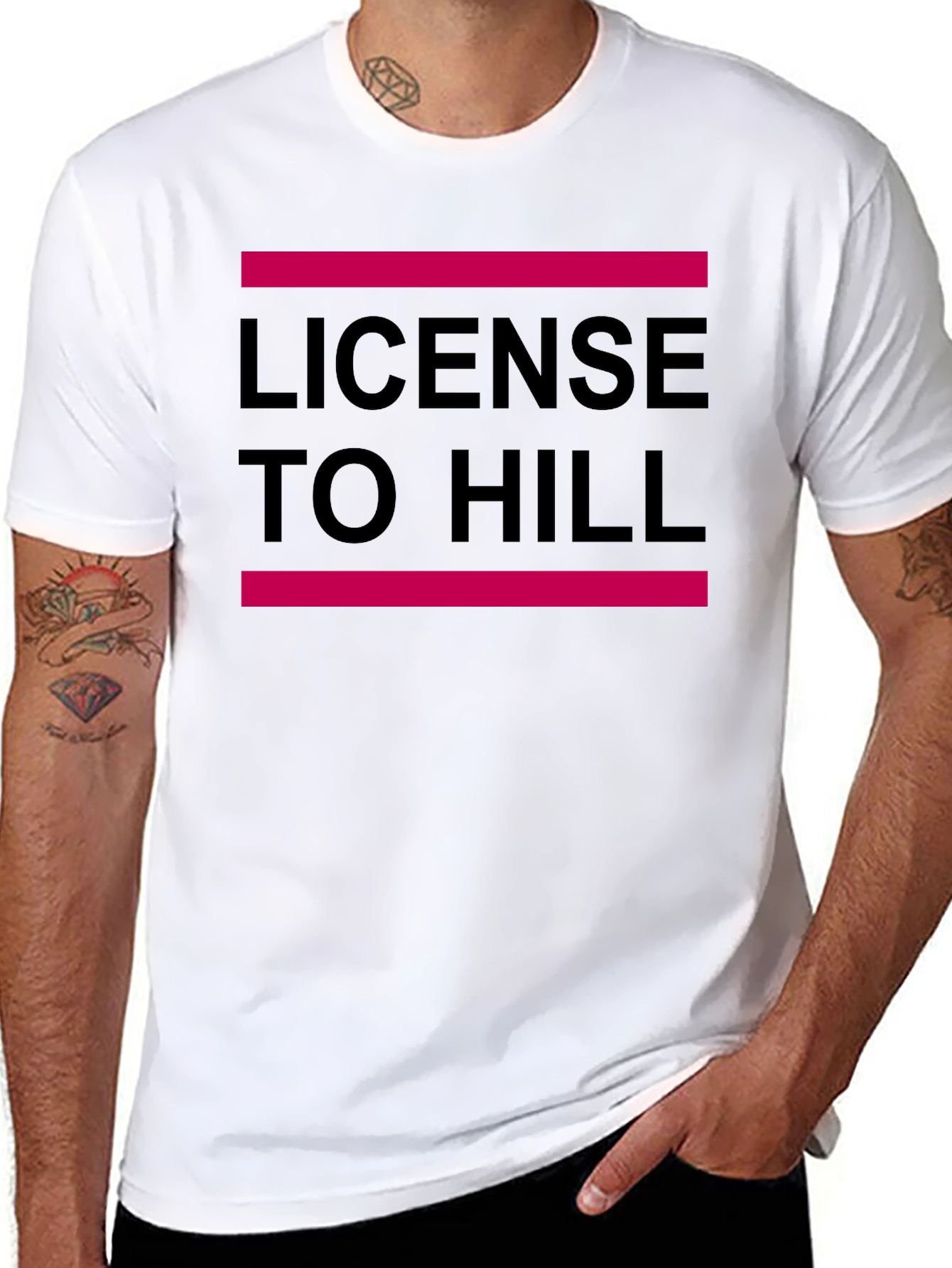 License to Hill Graphic T-Shirt - Black Tee