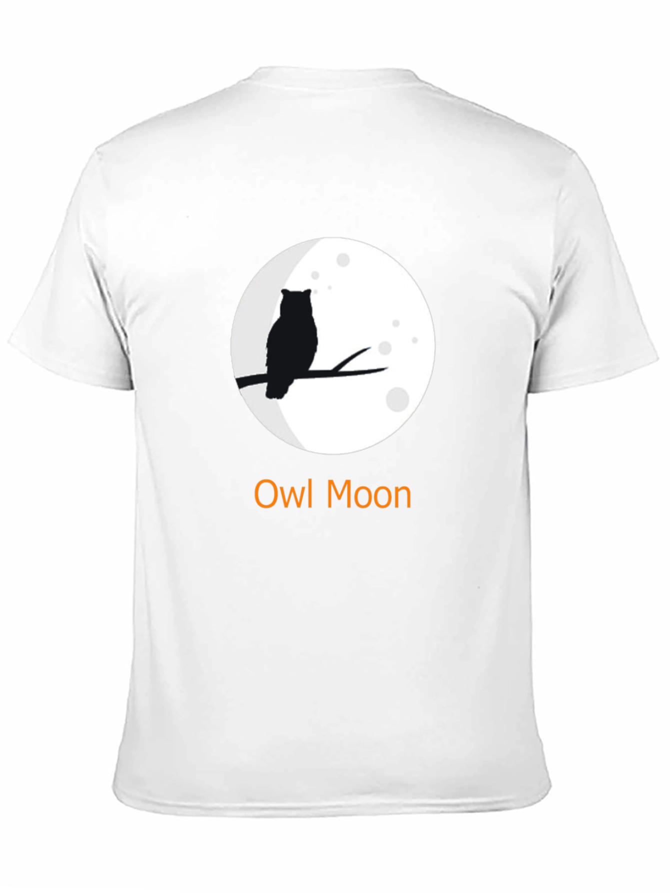 Owl Moon Graphic T-Shirt - Unisex Black Tee