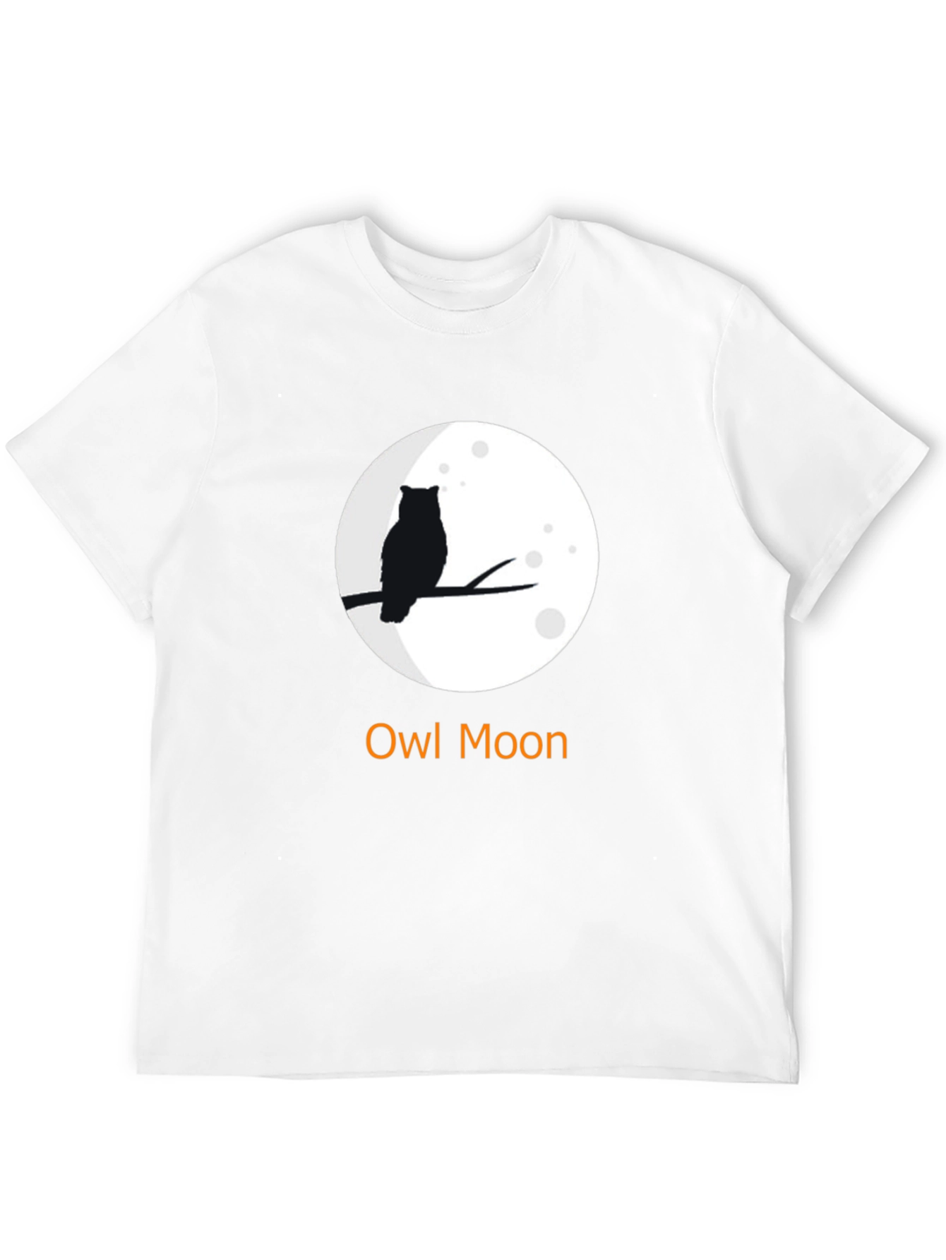 Owl Moon Graphic T-Shirt - Unisex Black Tee