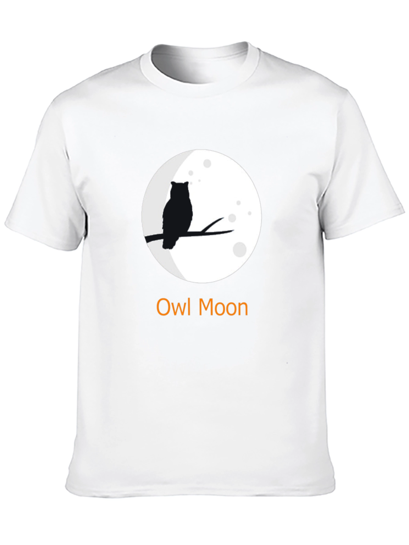 Owl Moon Graphic T-Shirt - Unisex Black Tee