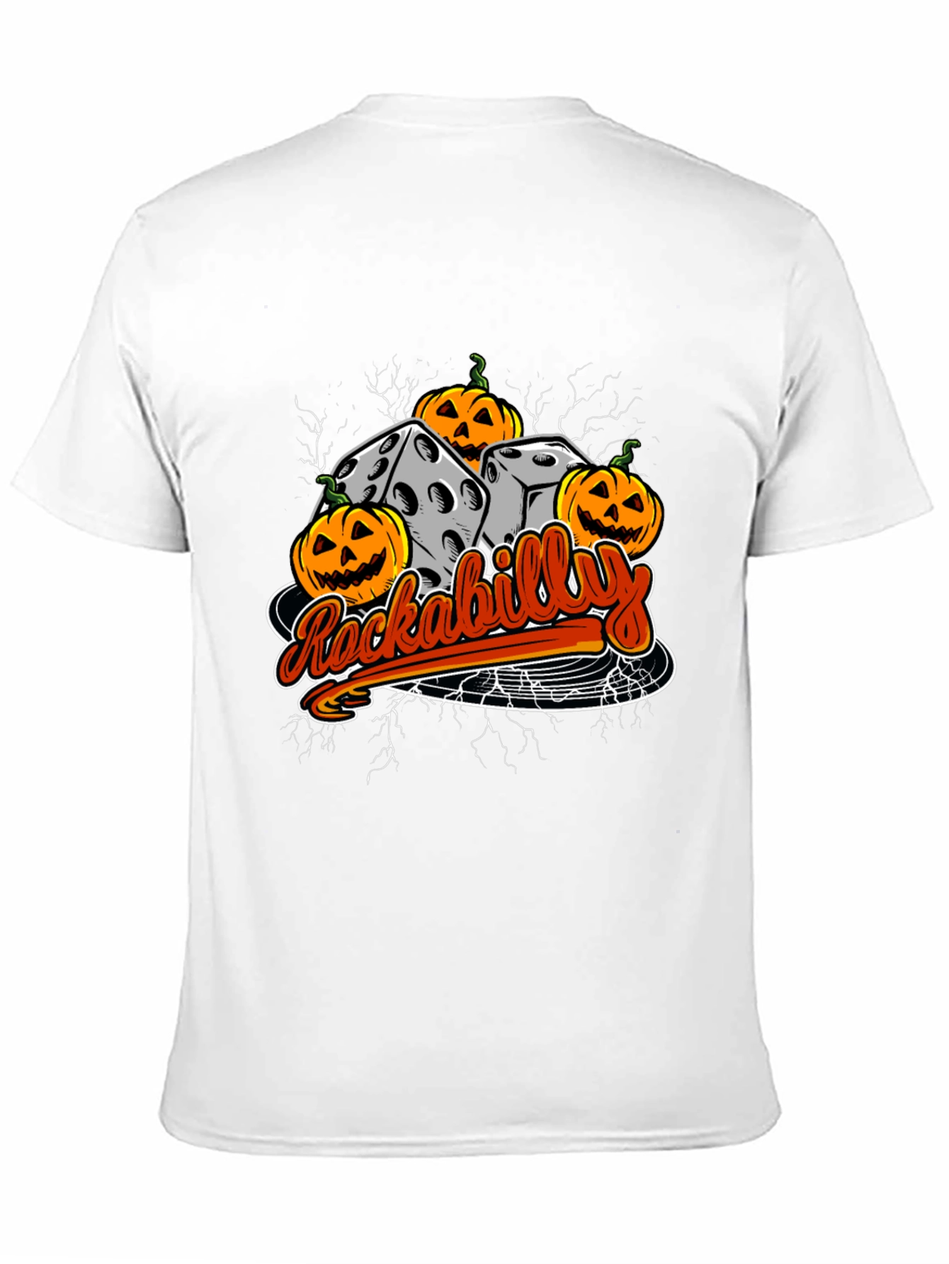 Rockabilly Halloween Dice T-Shirt