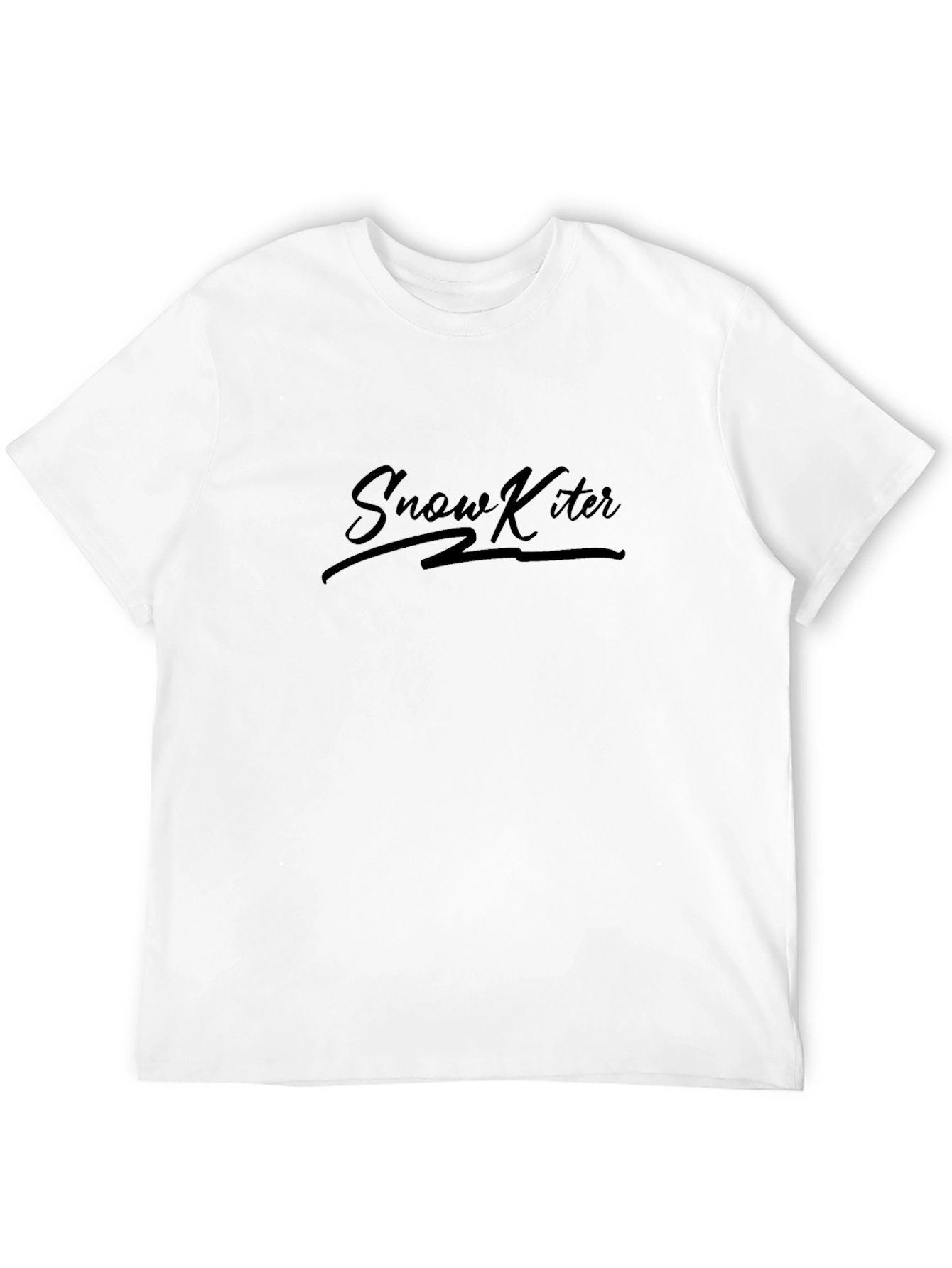 Snow Kiter Black T-Shirt