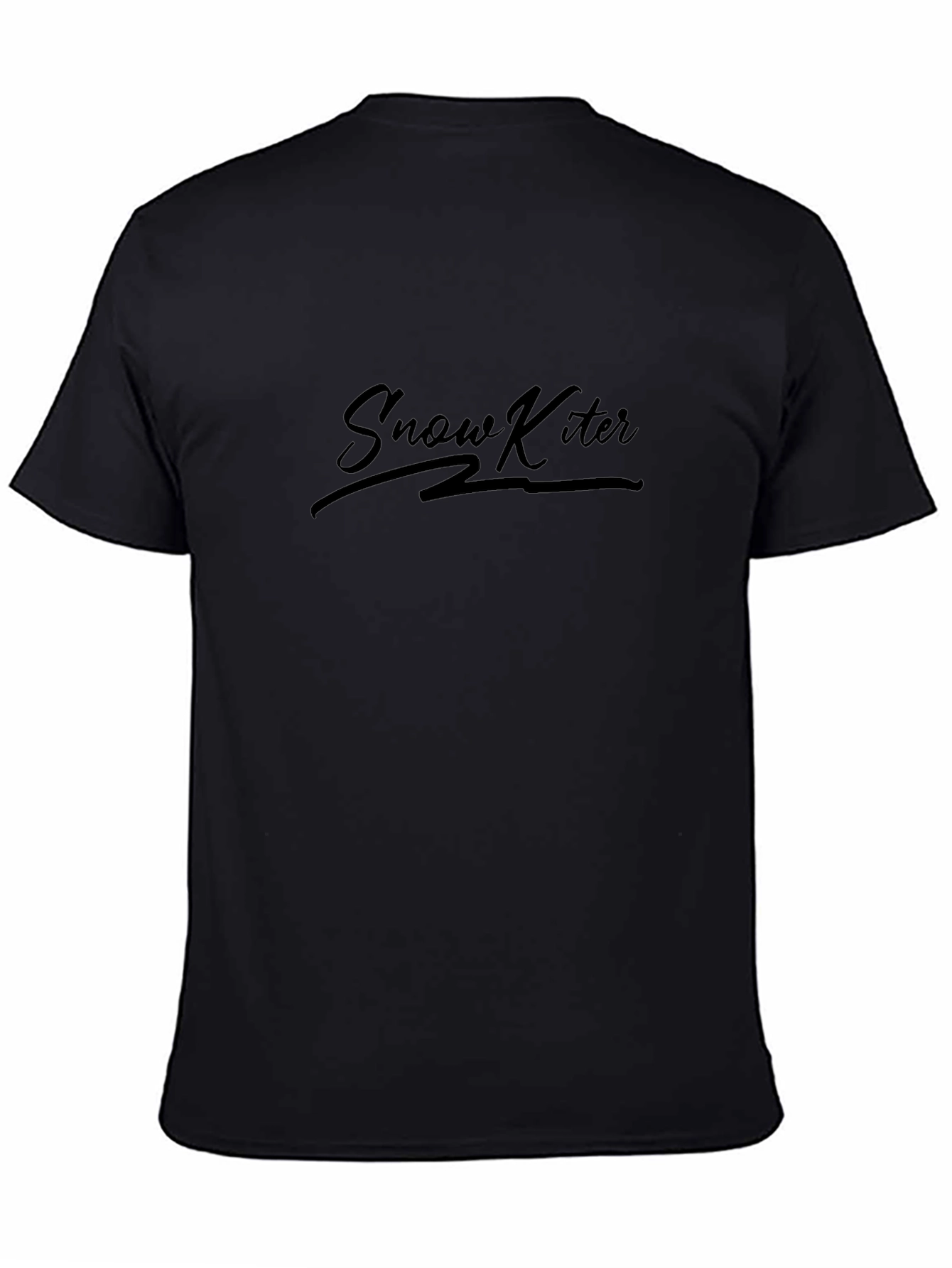 Snow Kiter Black T-Shirt