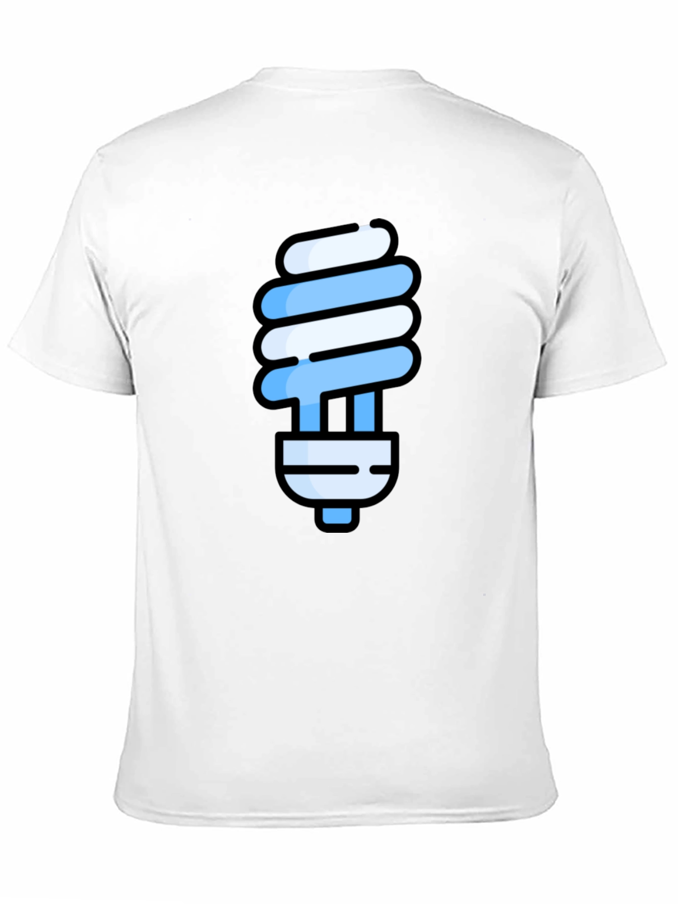 Energy Saving Bulb Graphic Tee - Modern Comfort
