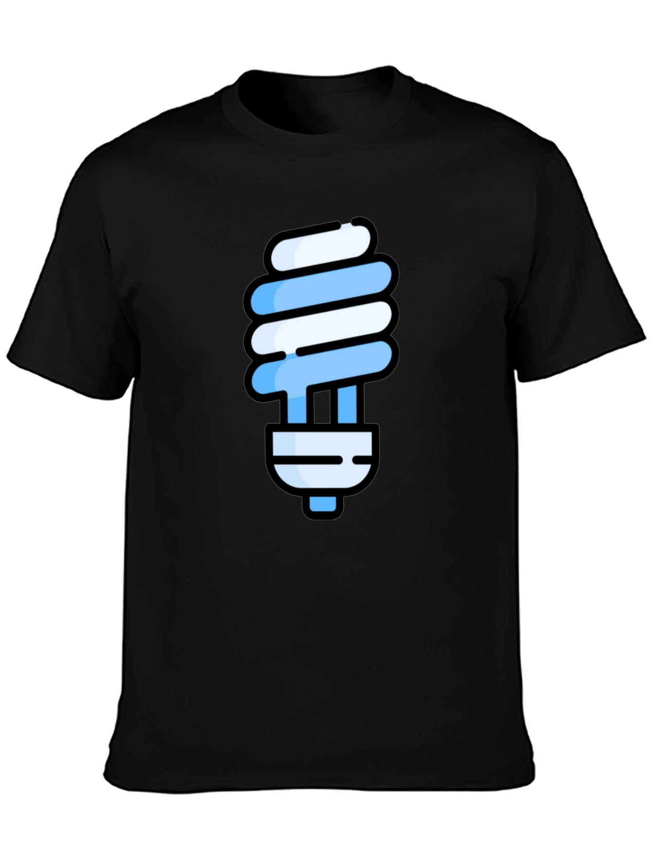 Energy Saving Bulb Graphic Tee - Modern Comfort