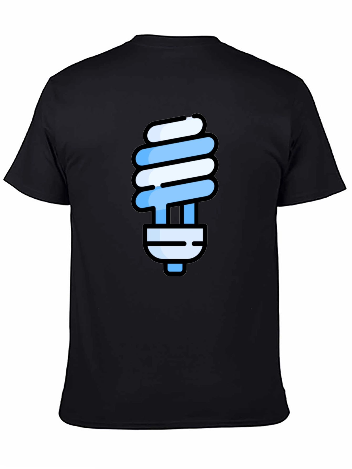 Energy Saving Bulb Graphic Tee - Modern Comfort
