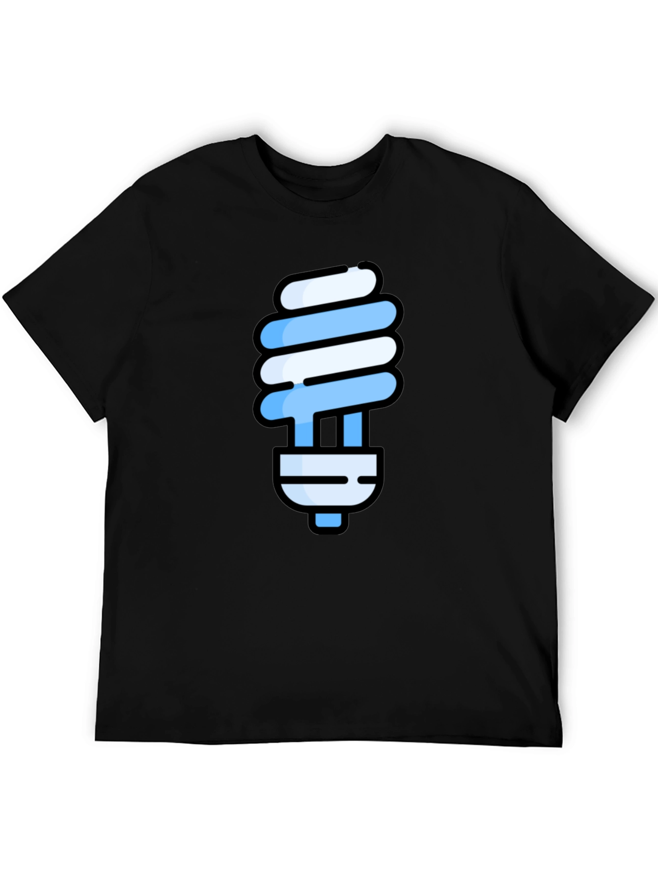 Energy Saving Bulb Graphic Tee - Modern Comfort