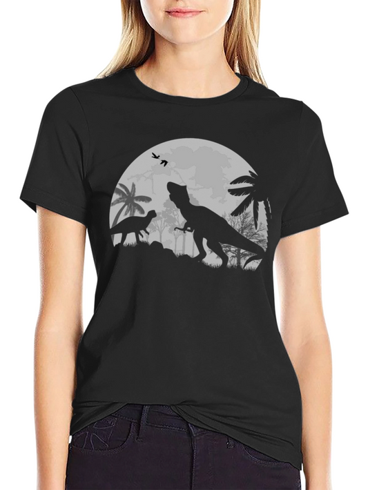 Dinosaur Silhouette Graphic Tee