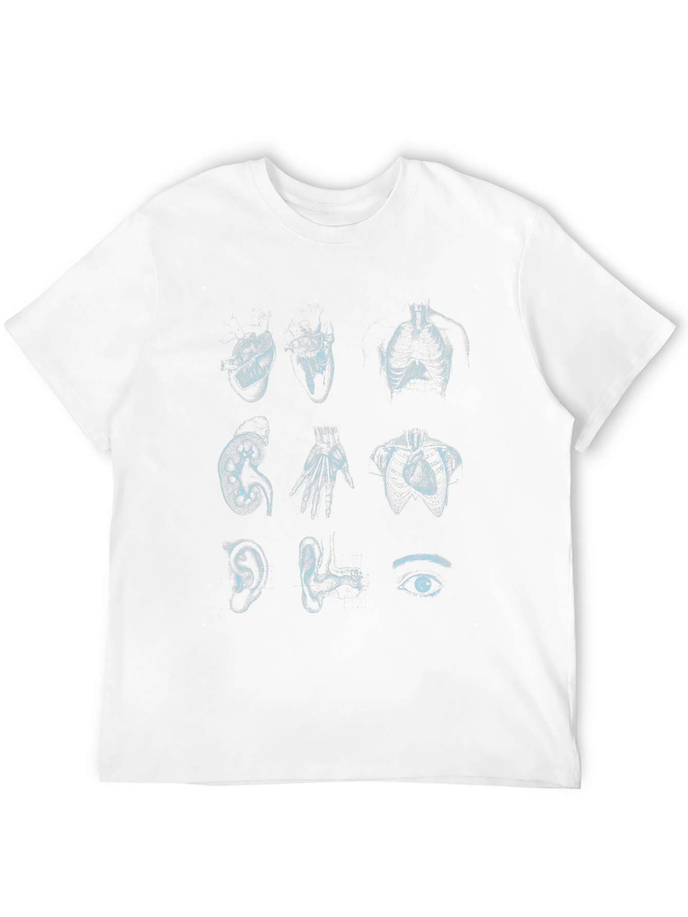 Anatomical Sketch Print T-Shirt
