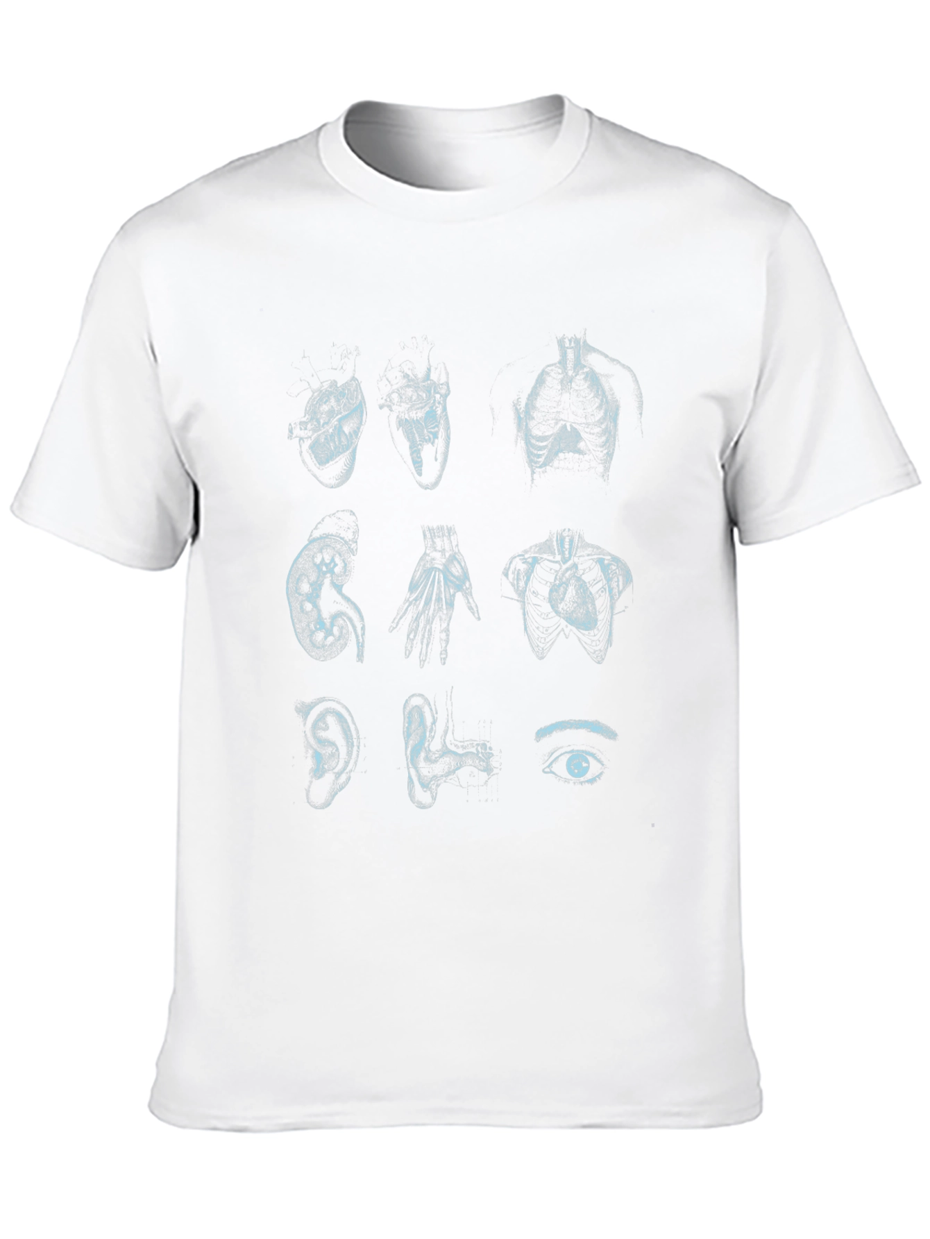 Anatomical Sketch Print T-Shirt