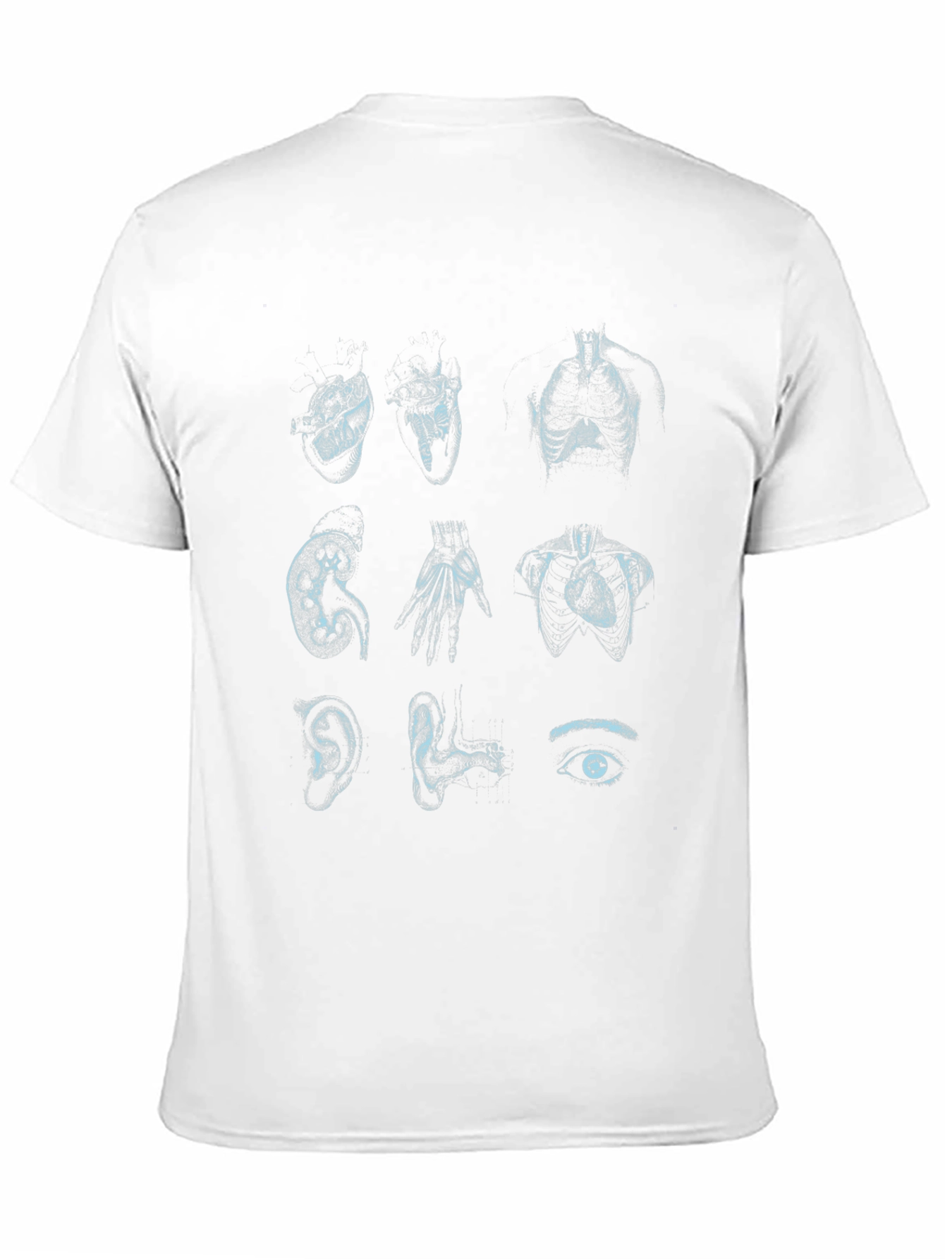 Anatomical Sketch Print T-Shirt