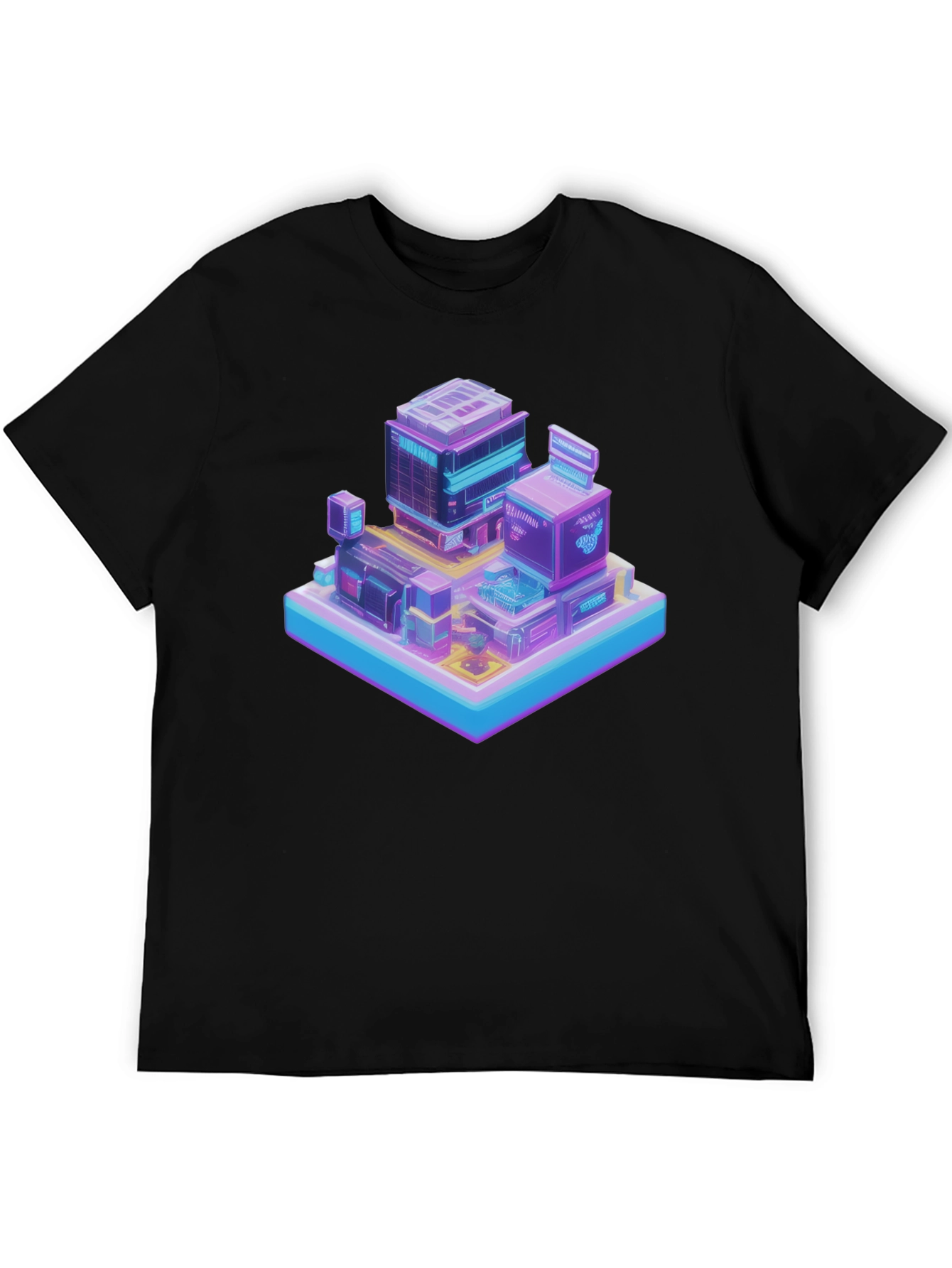 Cyberpunk Cityscape T-Shirt