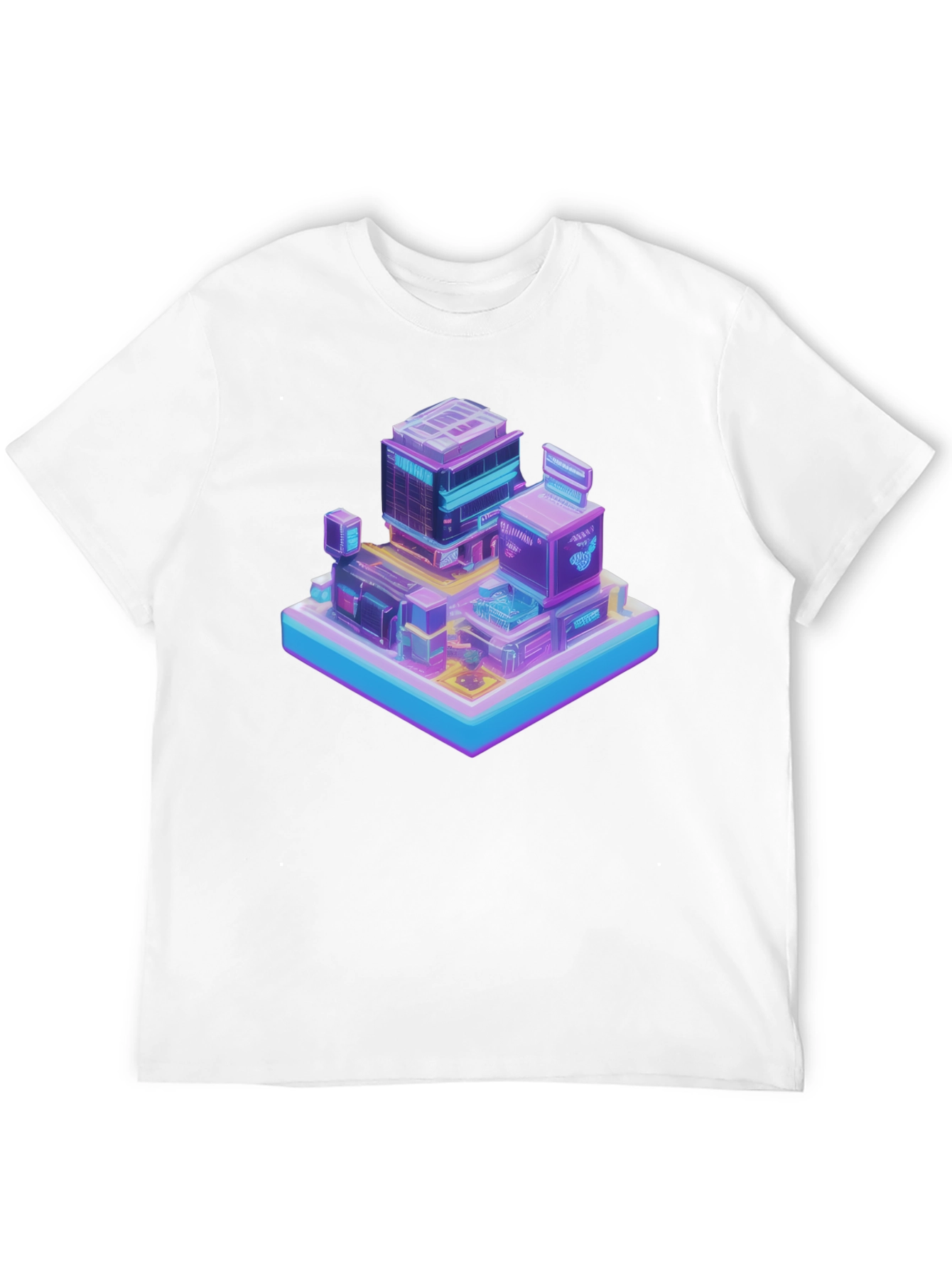Cyberpunk Cityscape T-Shirt