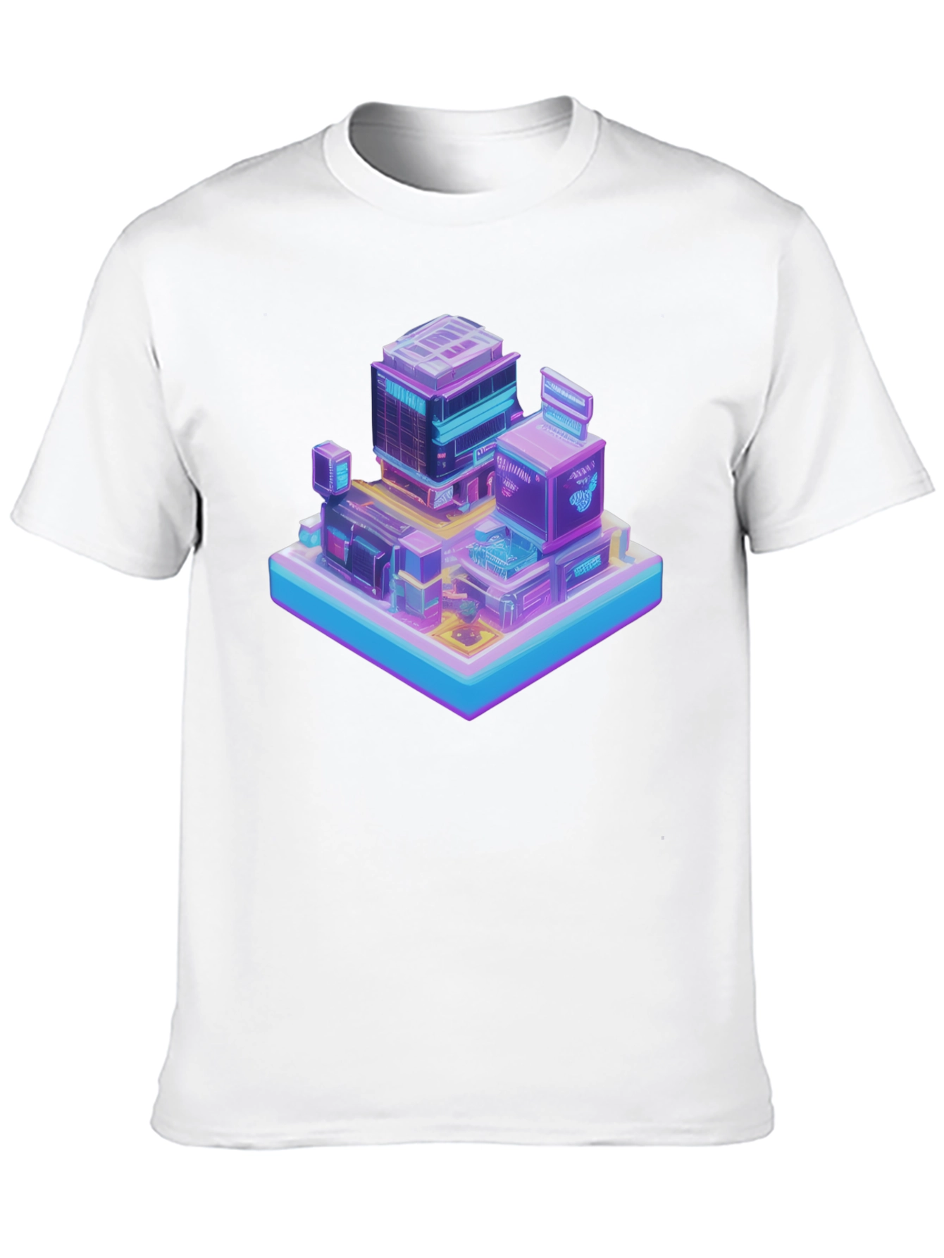 Cyberpunk Cityscape T-Shirt