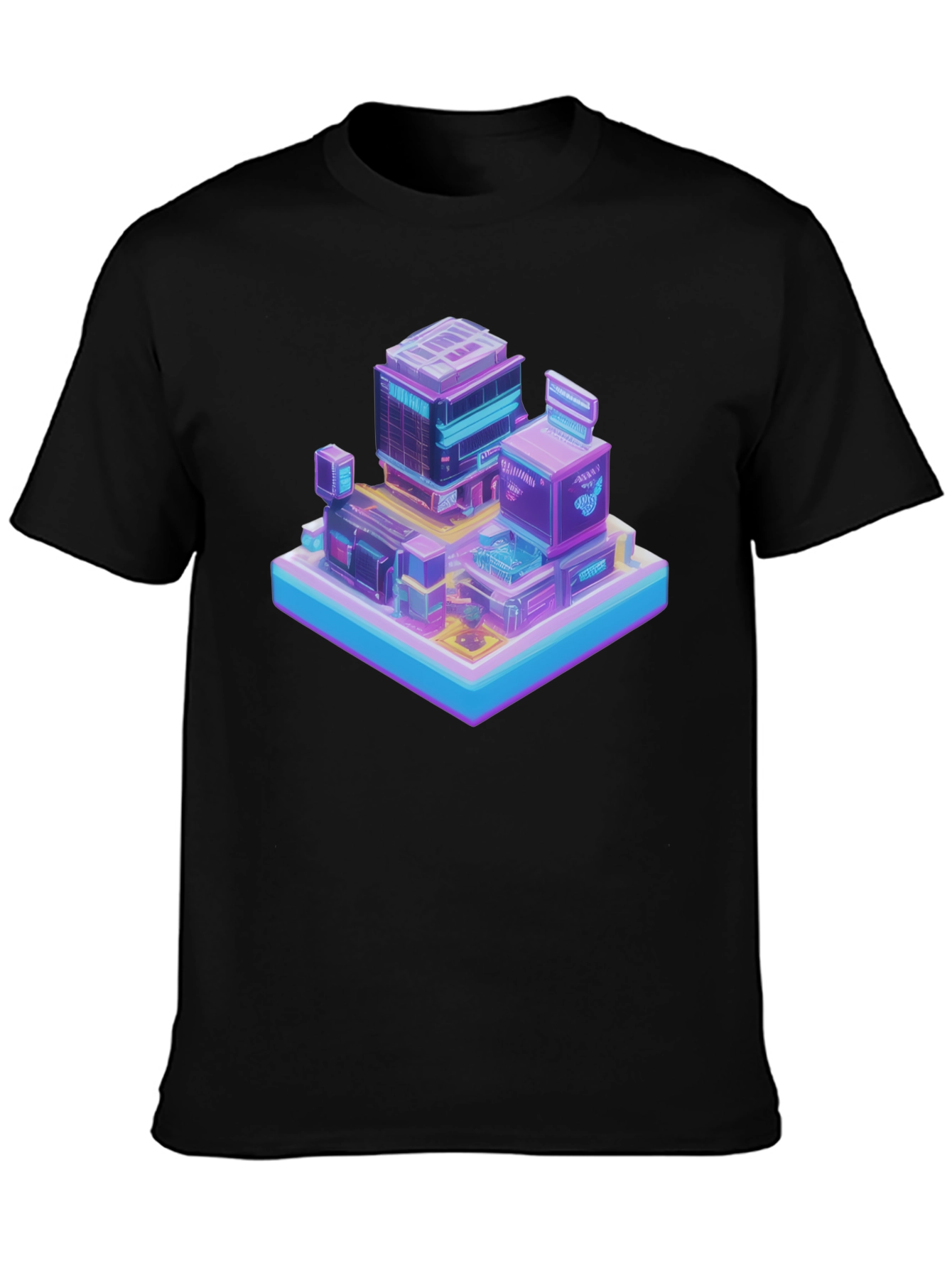 Cyberpunk Cityscape T-Shirt