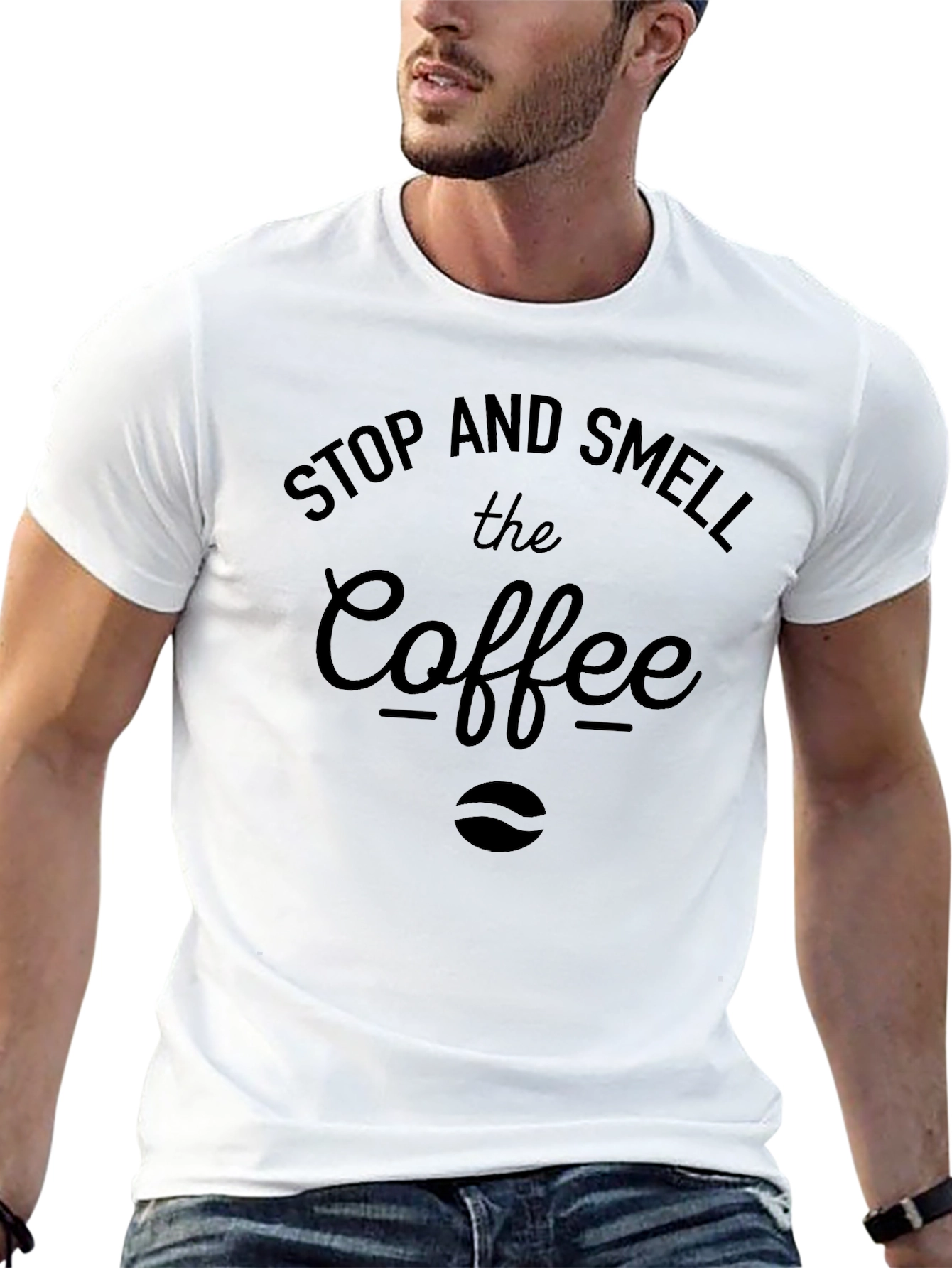 Stop and Smell the Coffee Graphic T-Shirt