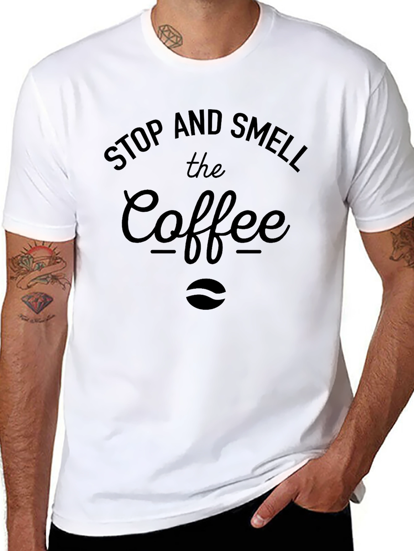 Stop and Smell the Coffee Graphic T-Shirt