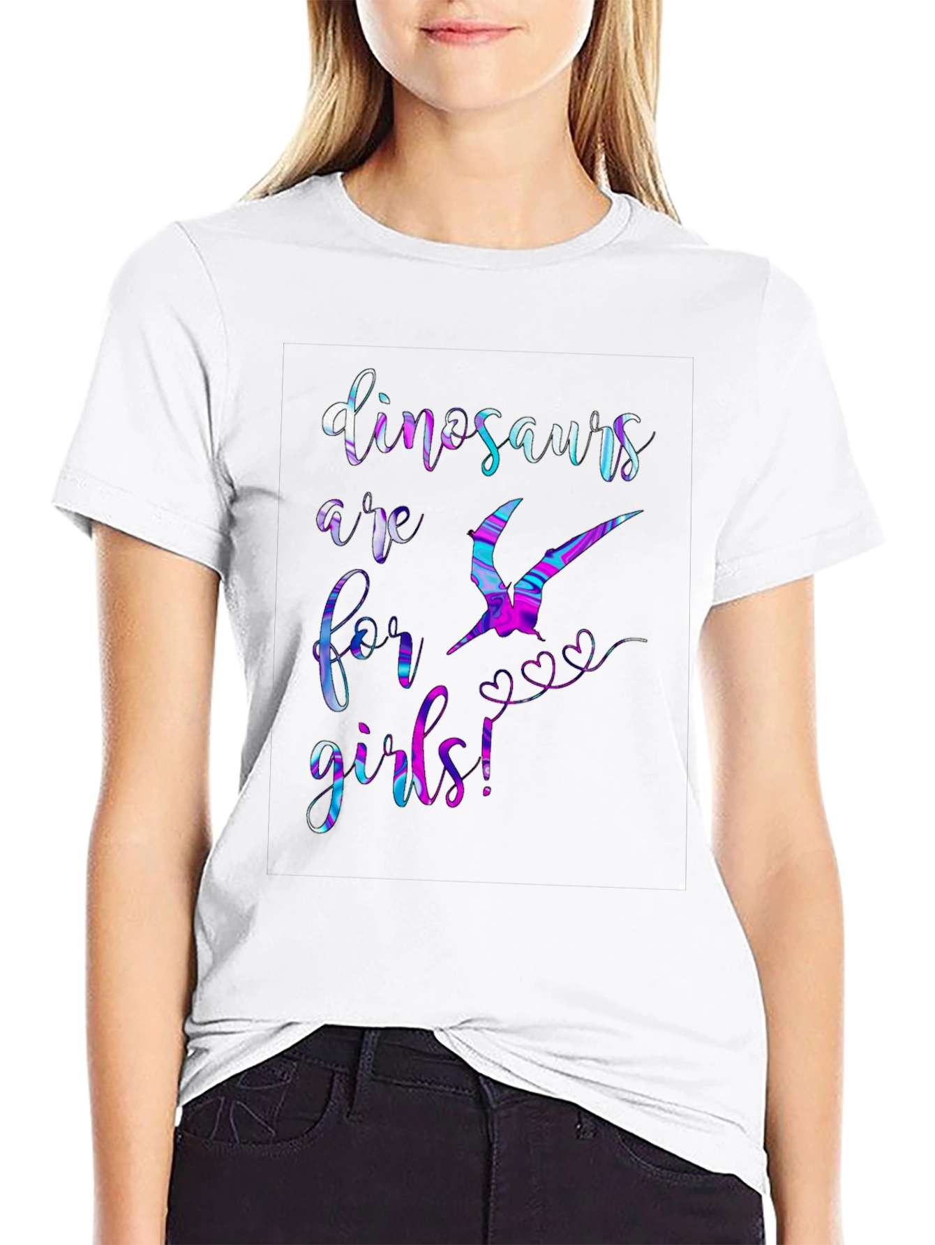 Dinosaurs Are For Girls T-Shirt