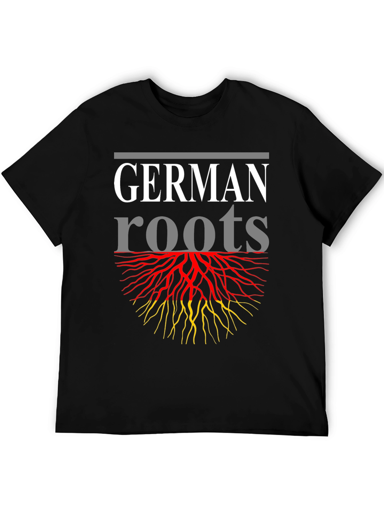German Roots Graphic T-Shirt - Black