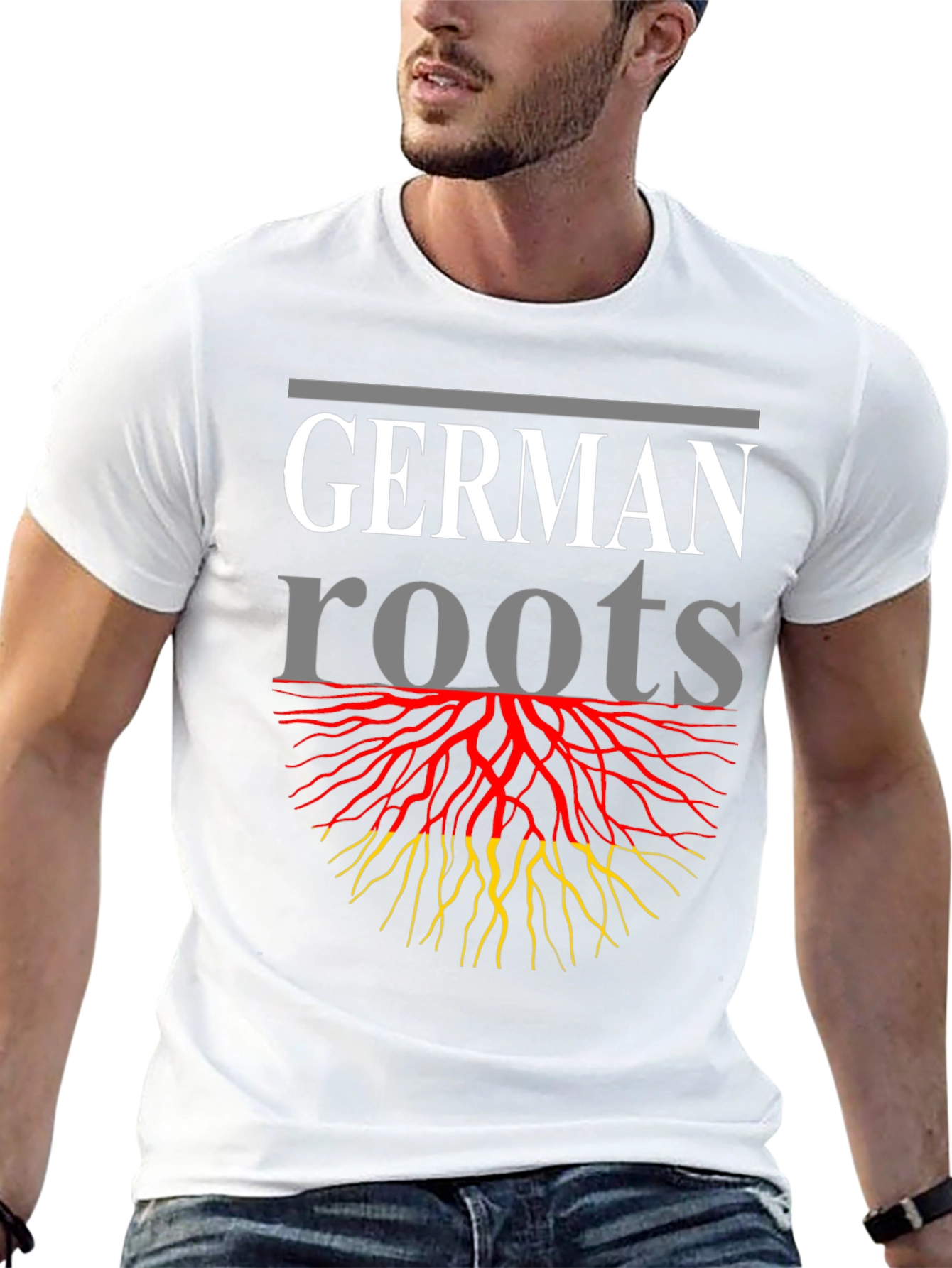 German Roots Graphic T-Shirt - Black