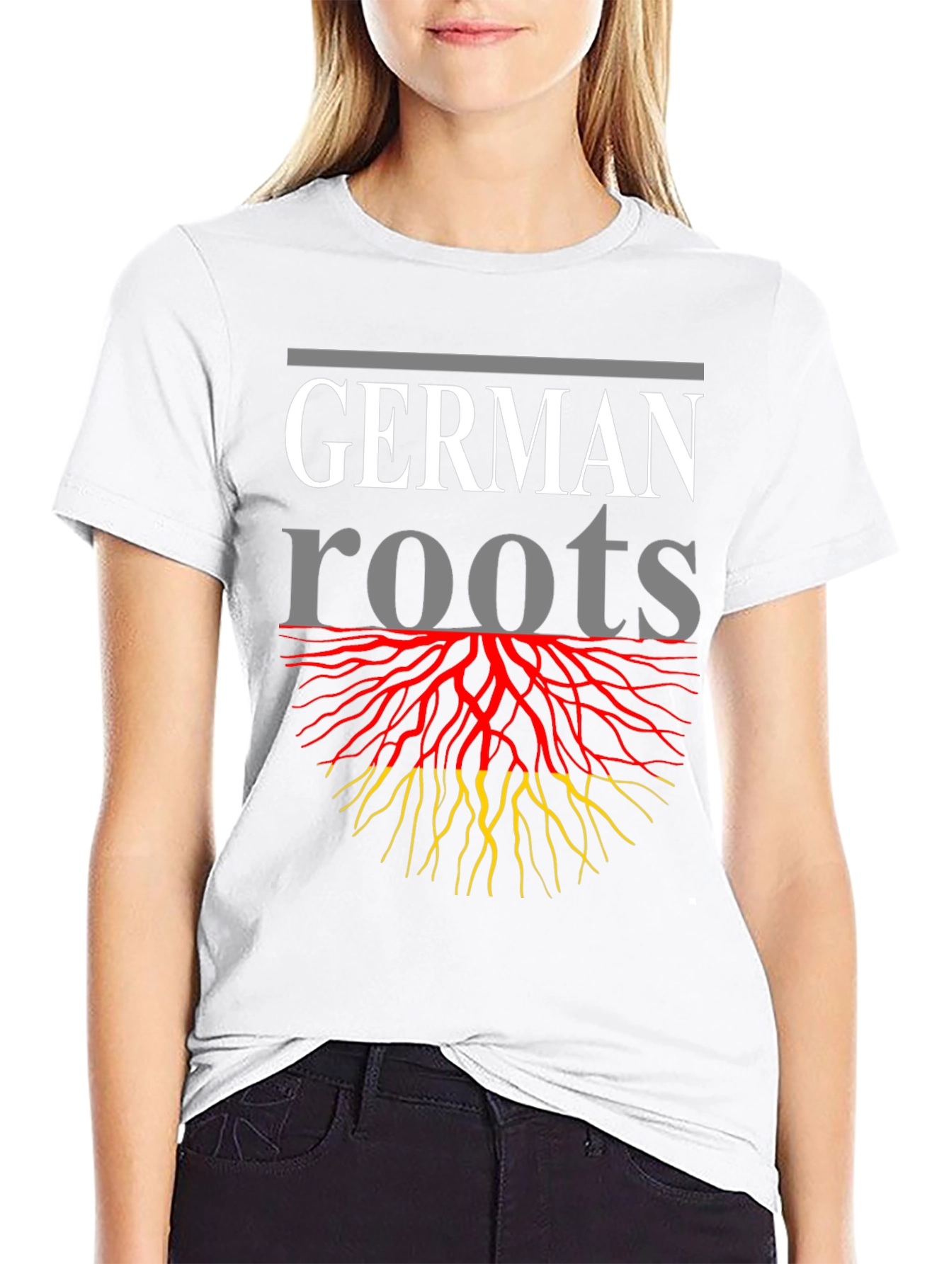 German Roots Graphic T-Shirt - Black