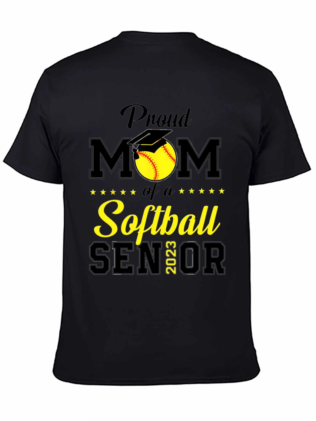 Proud Softball Mom Senior 2023 T-Shirt