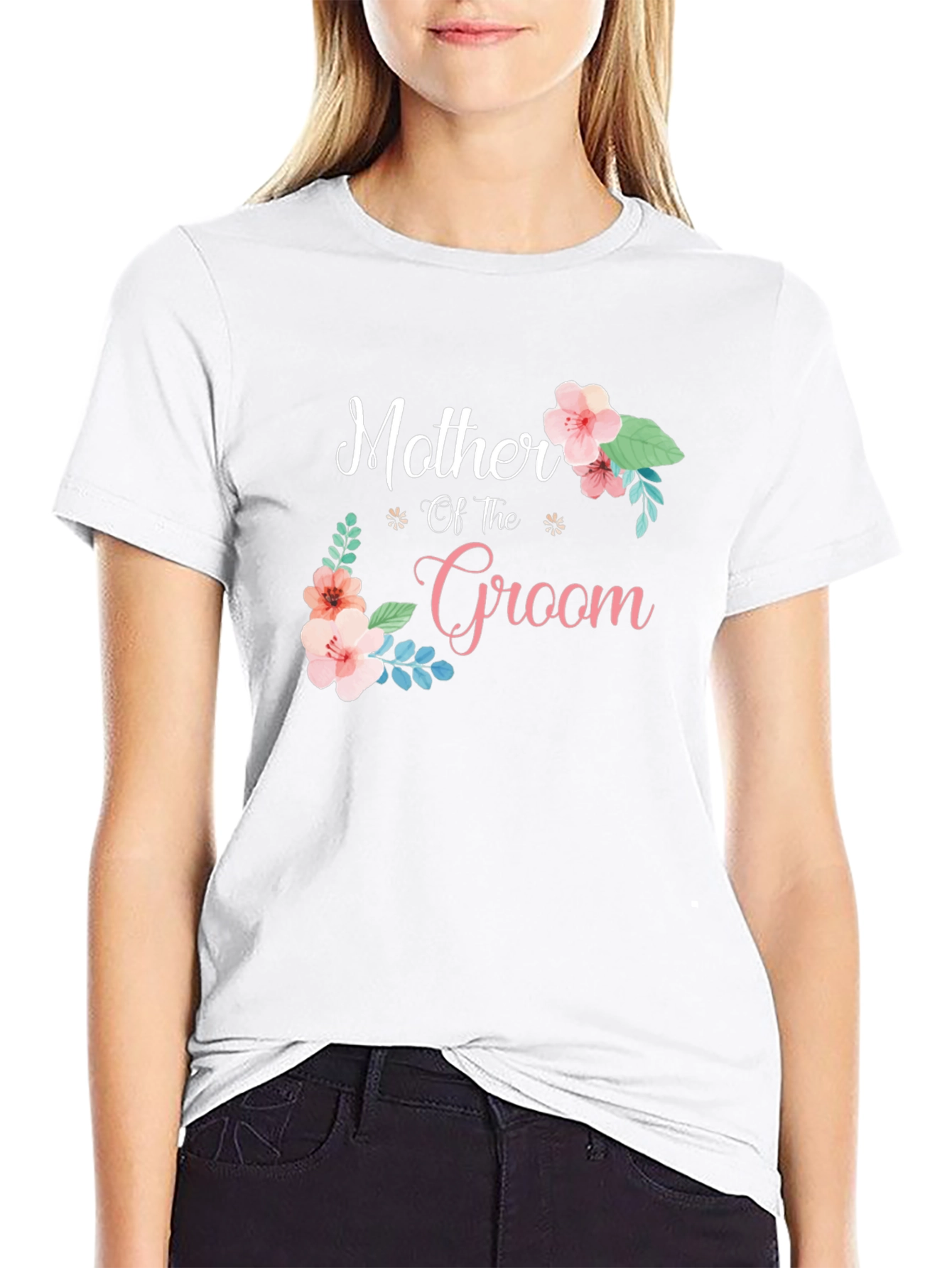Mother of the Groom Floral T-Shirt