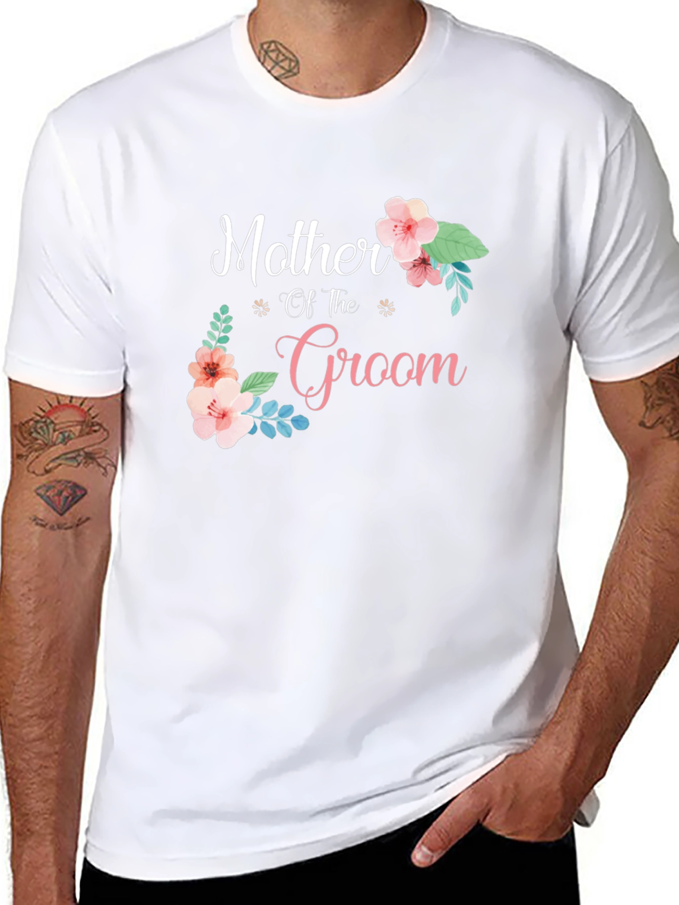 Mother of the Groom Floral T-Shirt