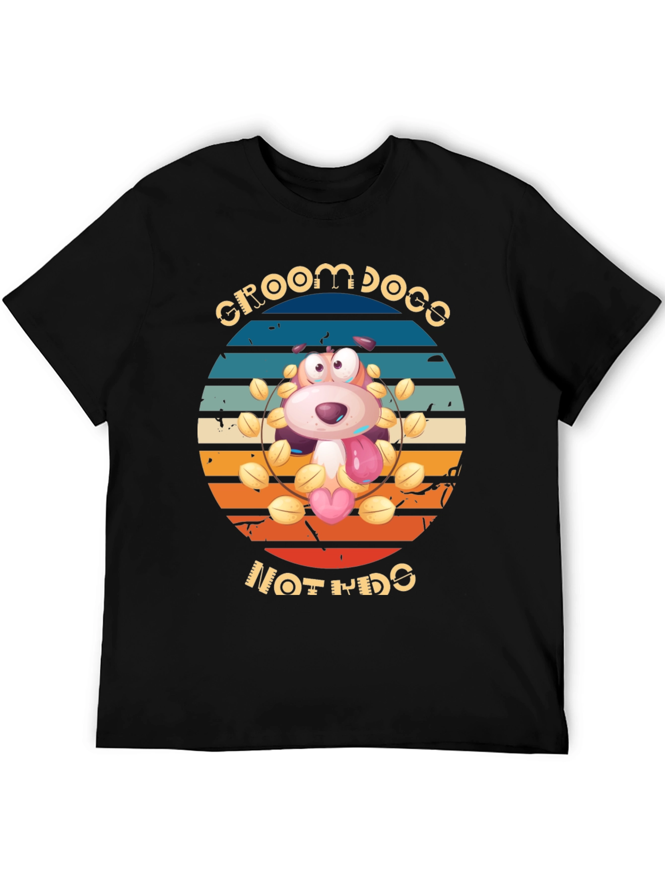 Groom Dogs Not Kids Graphic Tee