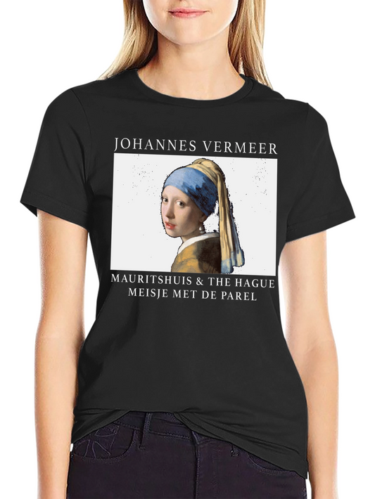 Johannes Vermeer Art Tee - Girl with a Pearl Earring