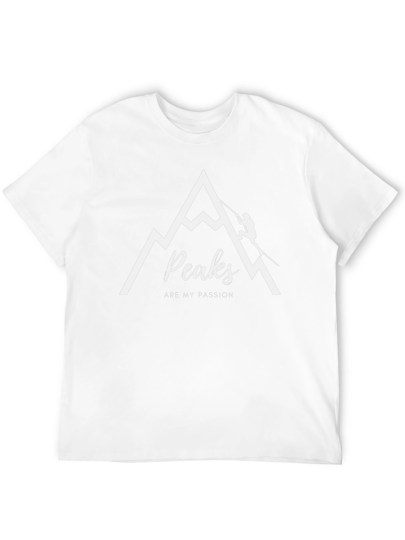 Peaks Are My Passion Black Graphic Tee