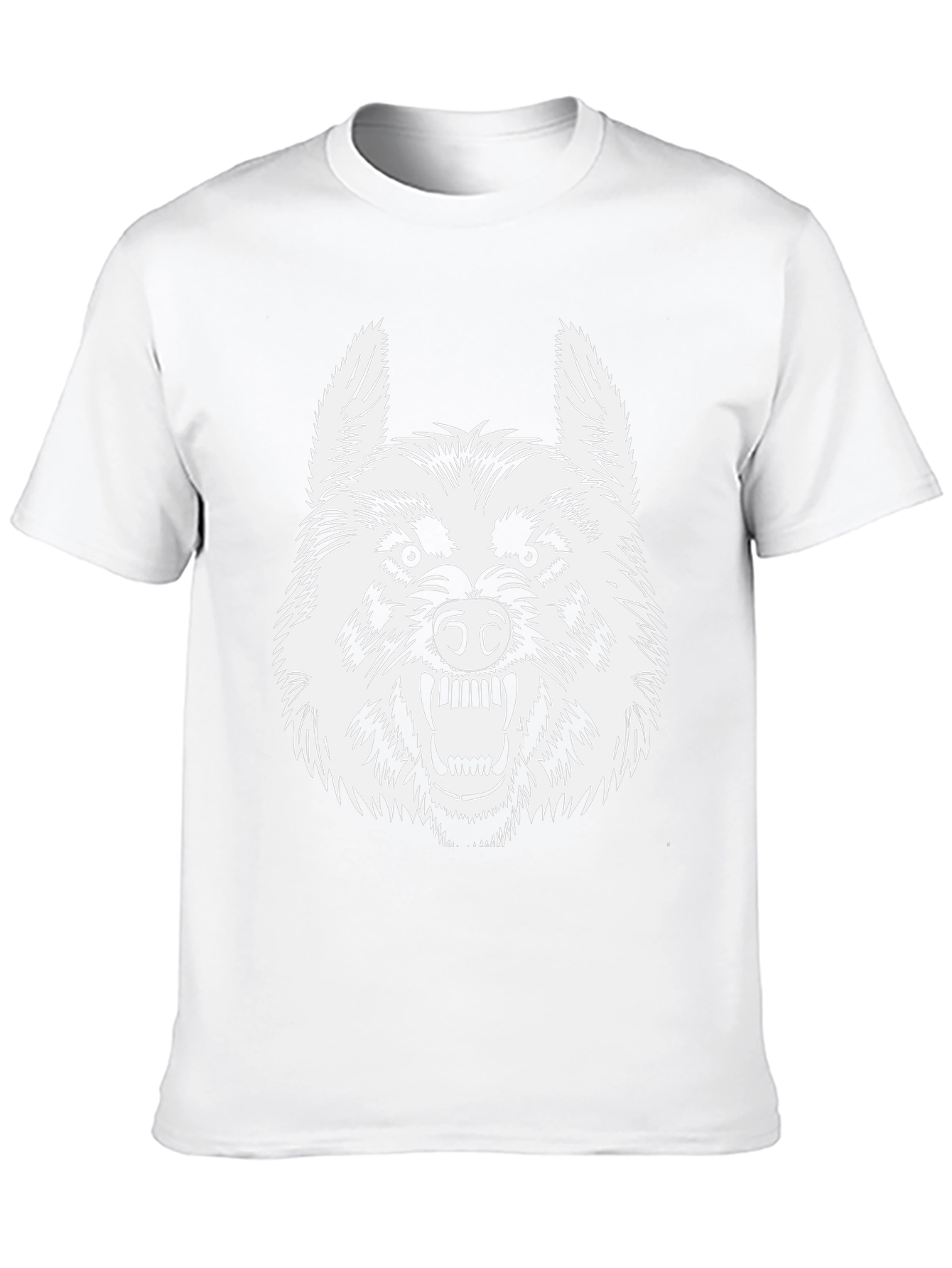Wolf Graphic T-Shirt - Fierce Black Tee