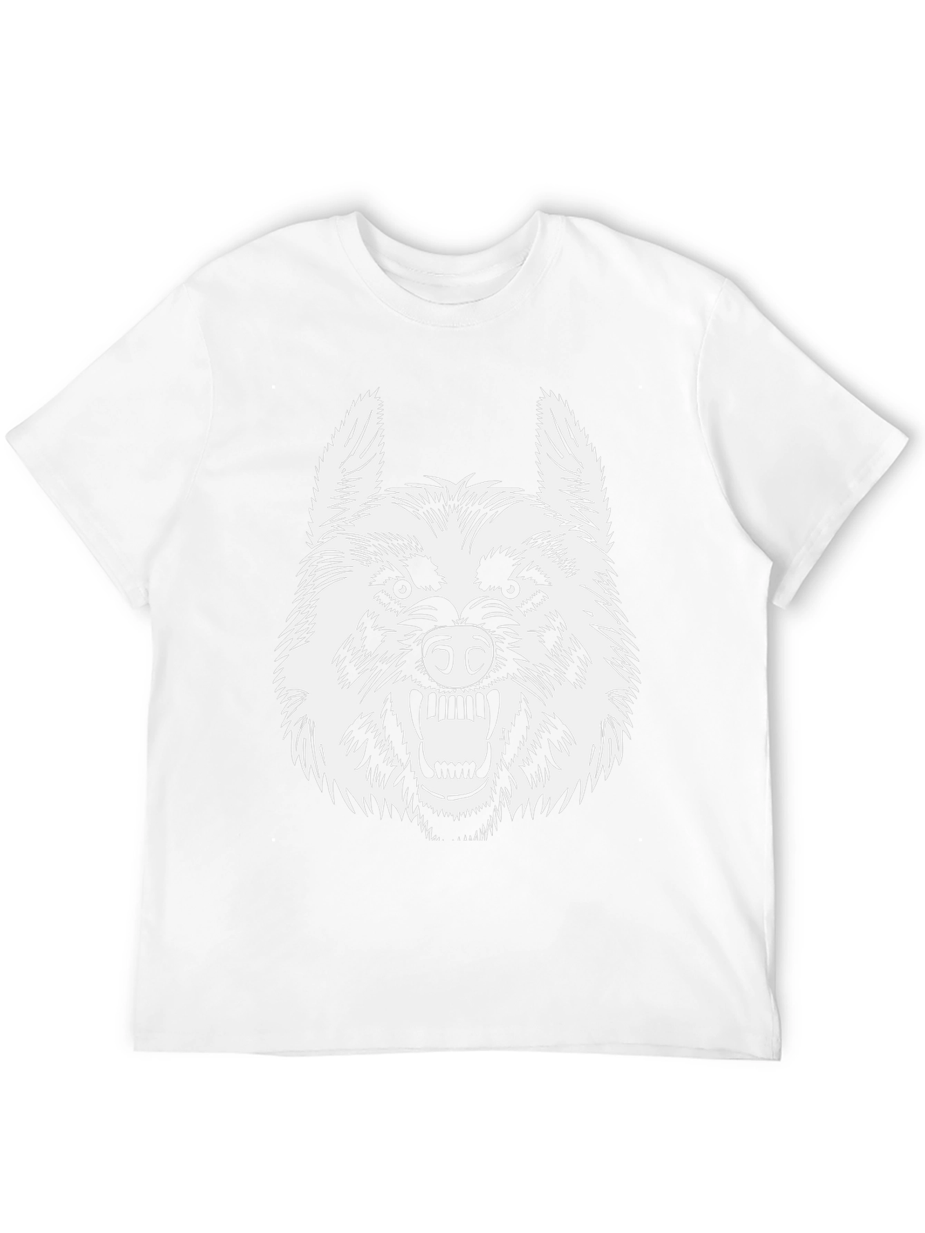 Wolf Graphic T-Shirt - Fierce Black Tee