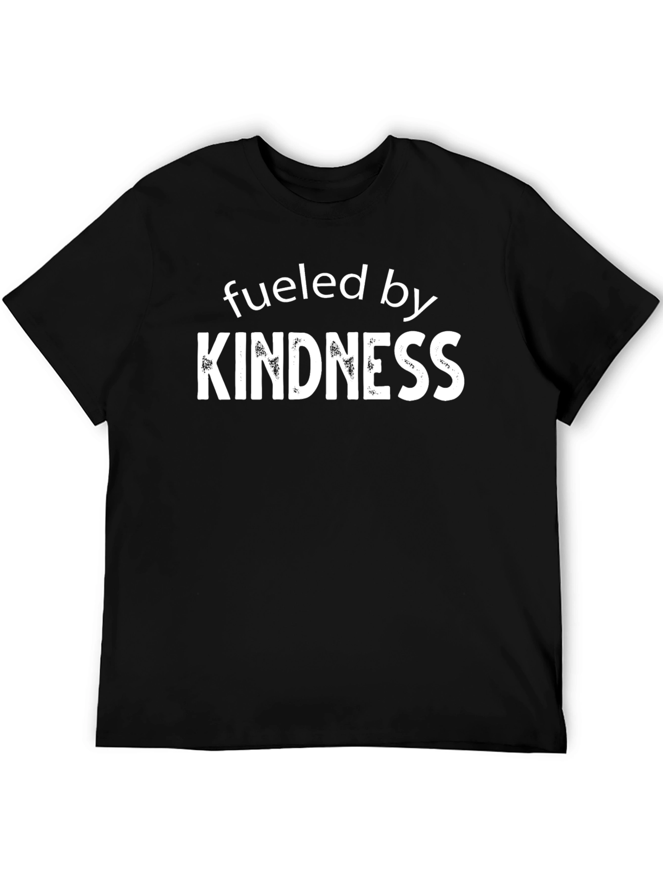 Fueled by Kindness Graphic Tee - Soft Black T-Shirt