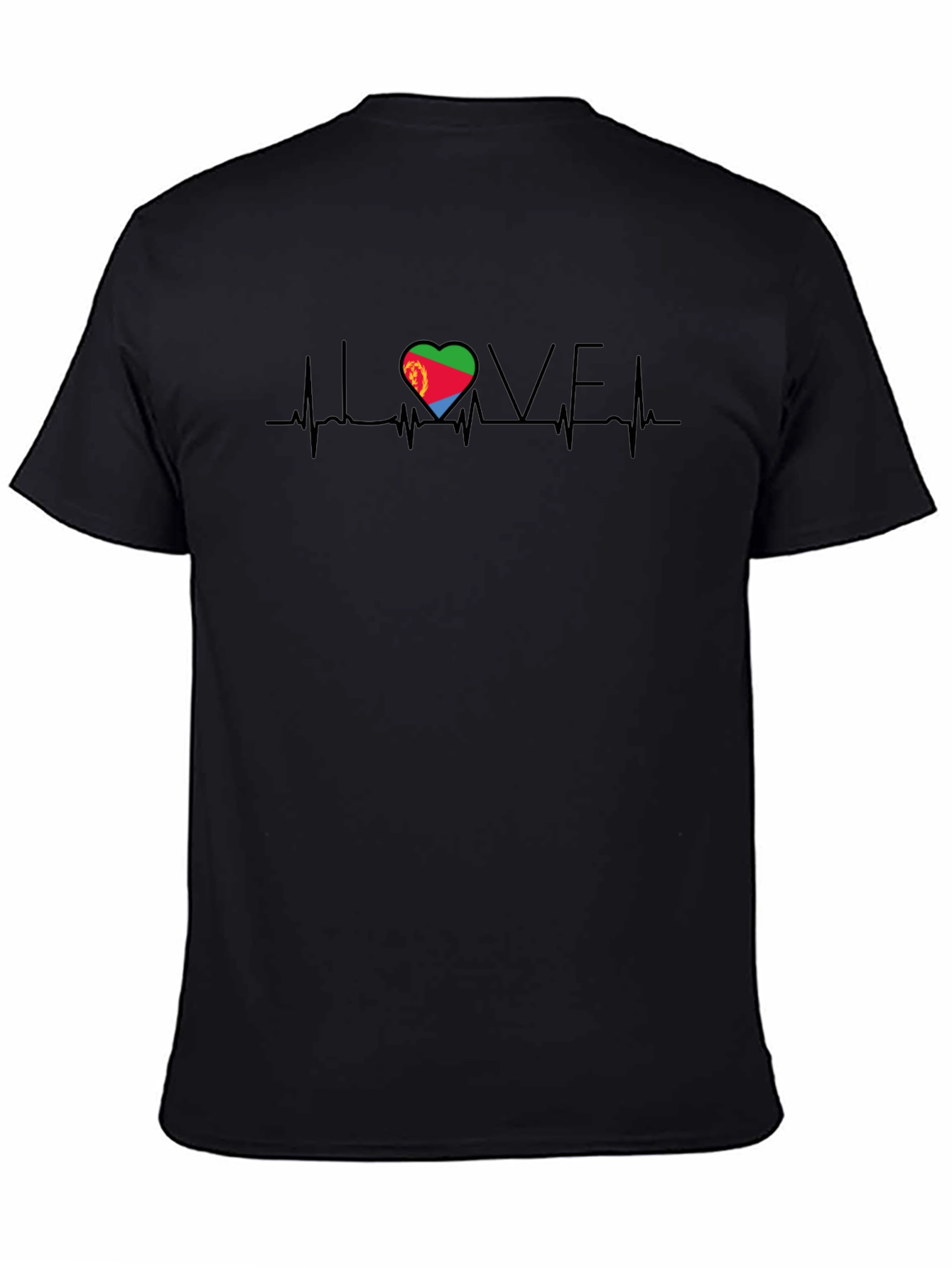 Eritrea Love Heartbeat T-Shirt