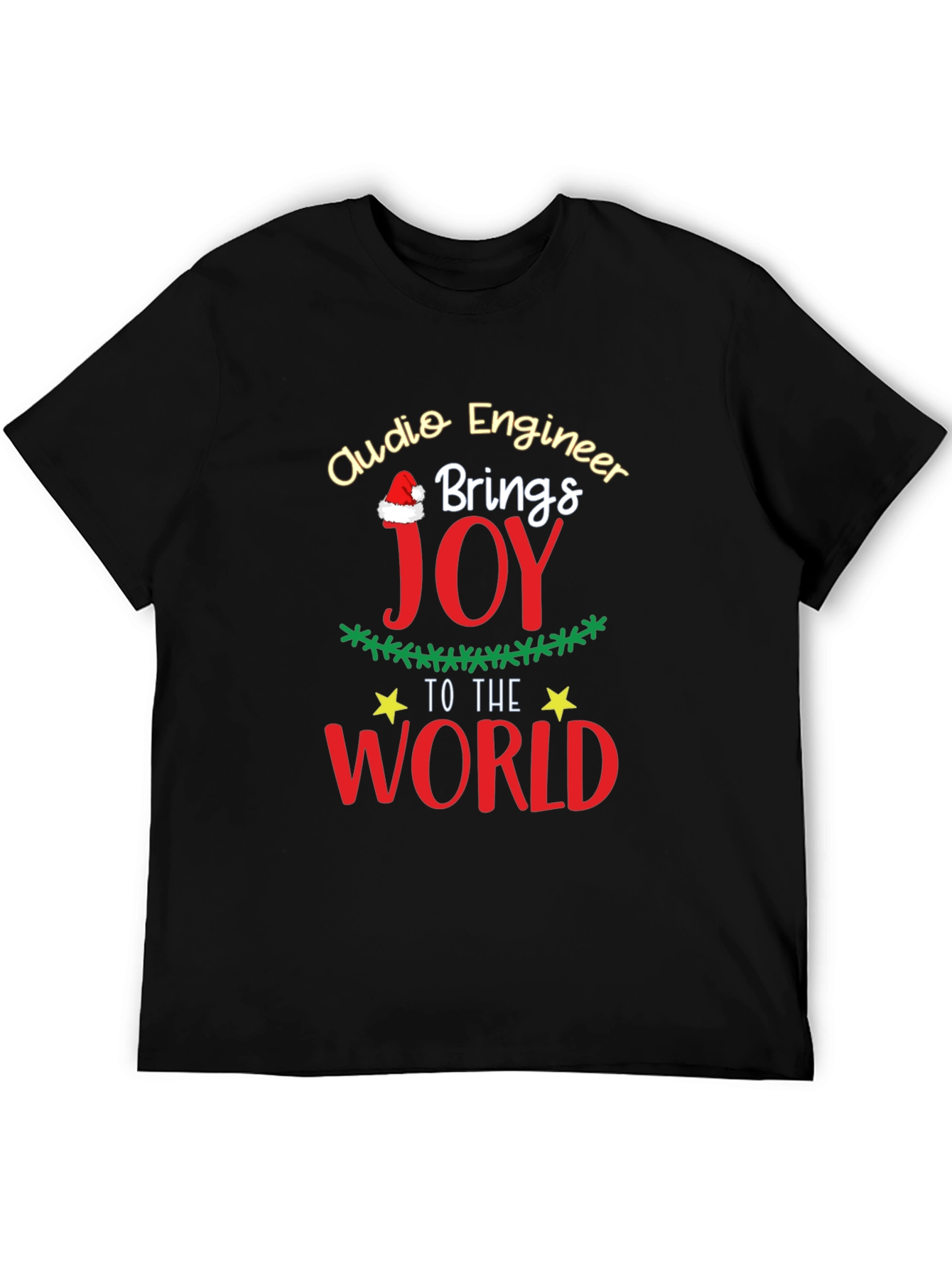Audio Engineer Christmas Joy T-Shirt