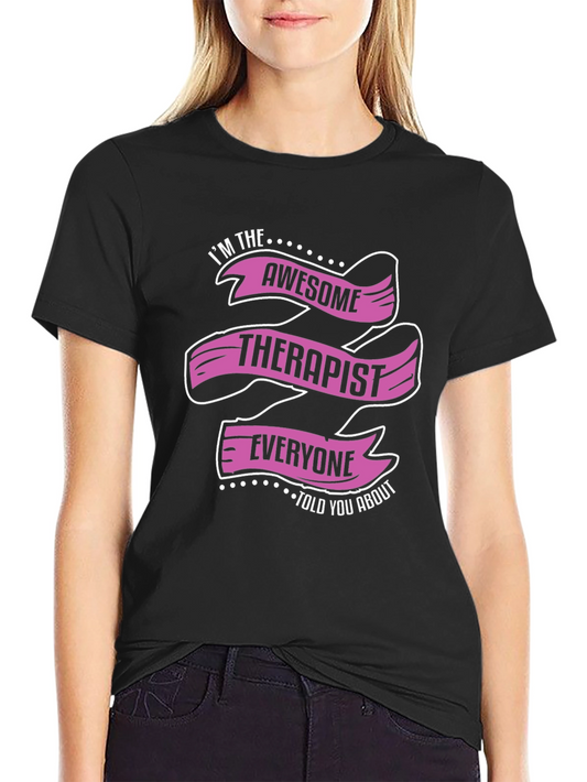 Awesome Therapist Graphic Tee