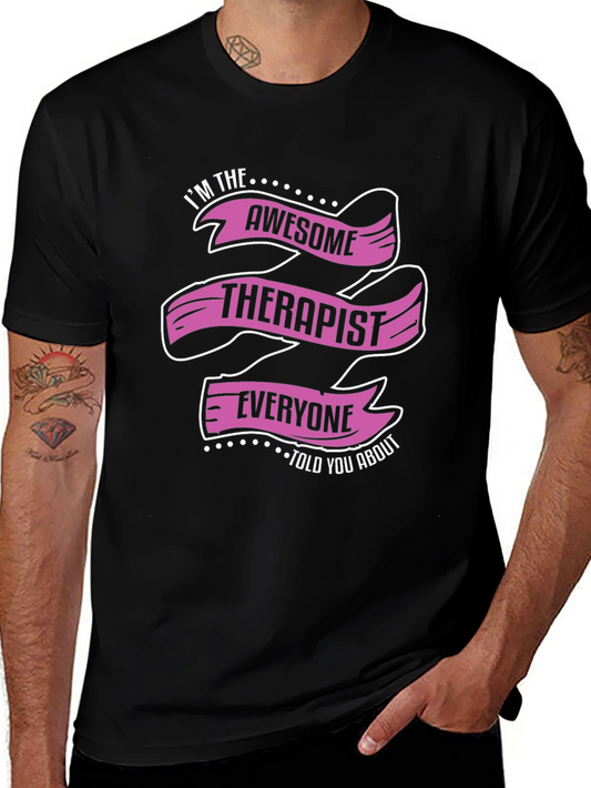 Awesome Therapist Graphic Tee