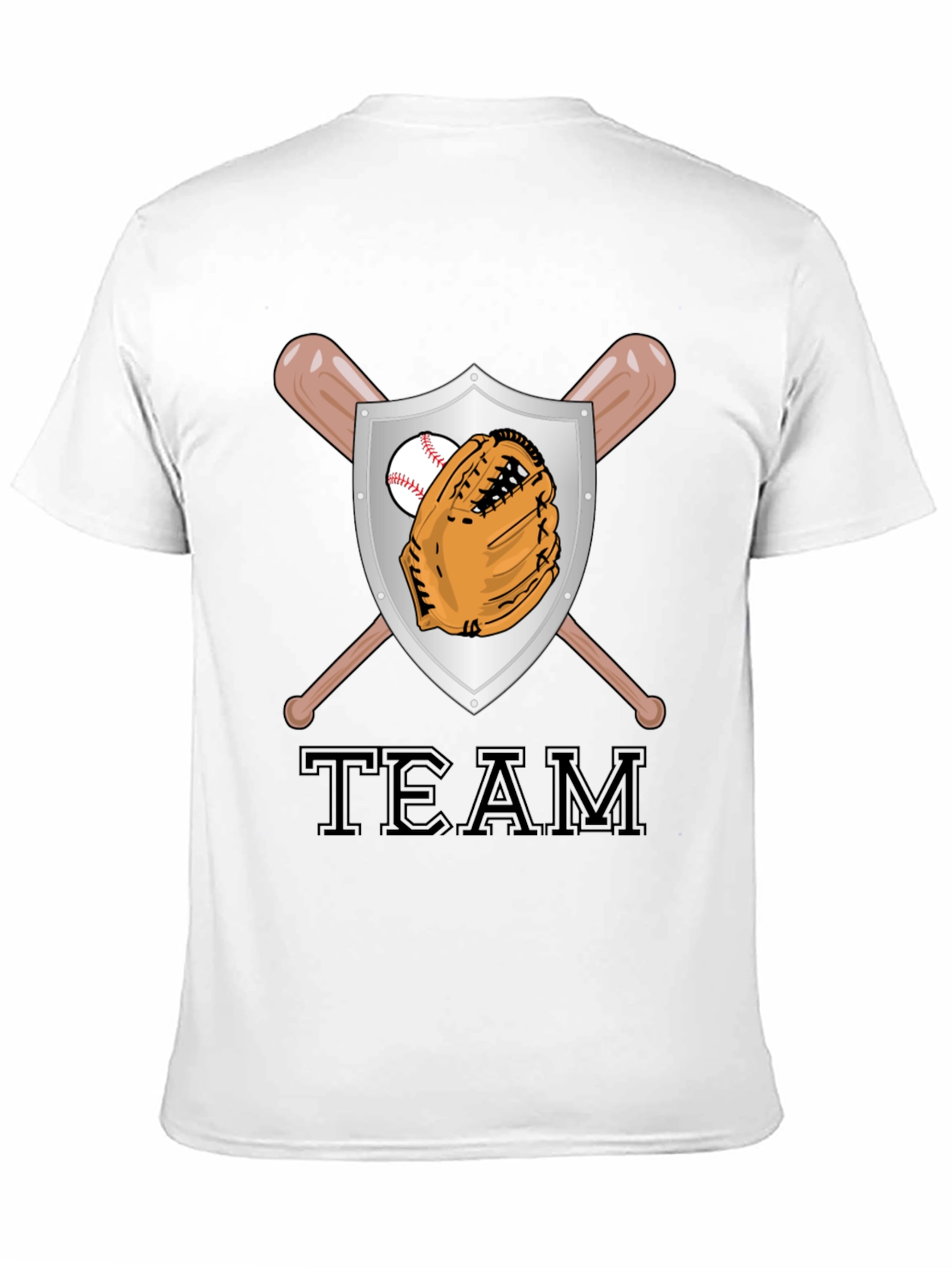 Baseball Team Shield Graphic Tee