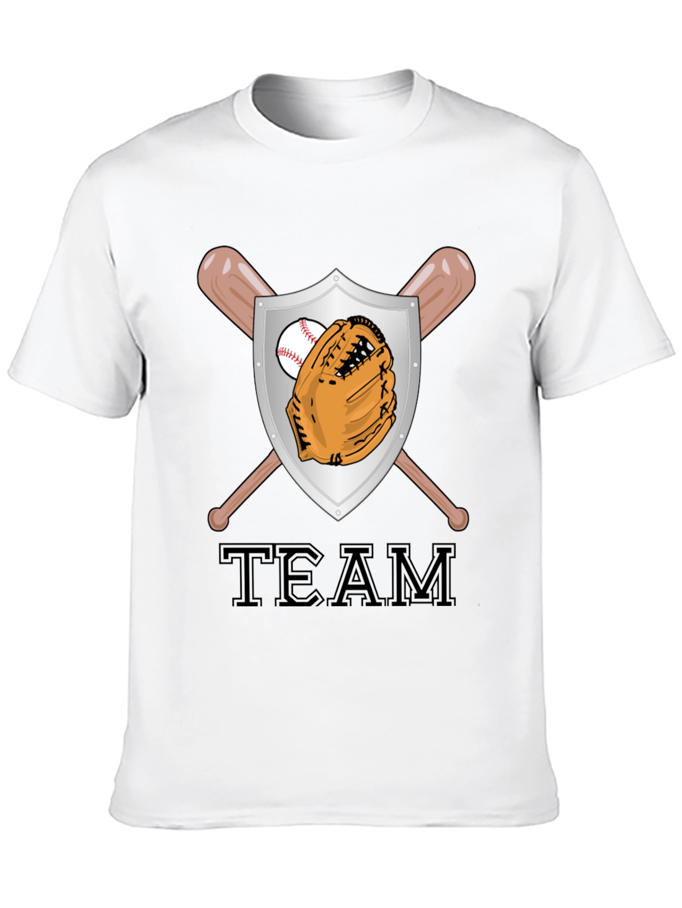 Baseball Team Shield Graphic Tee