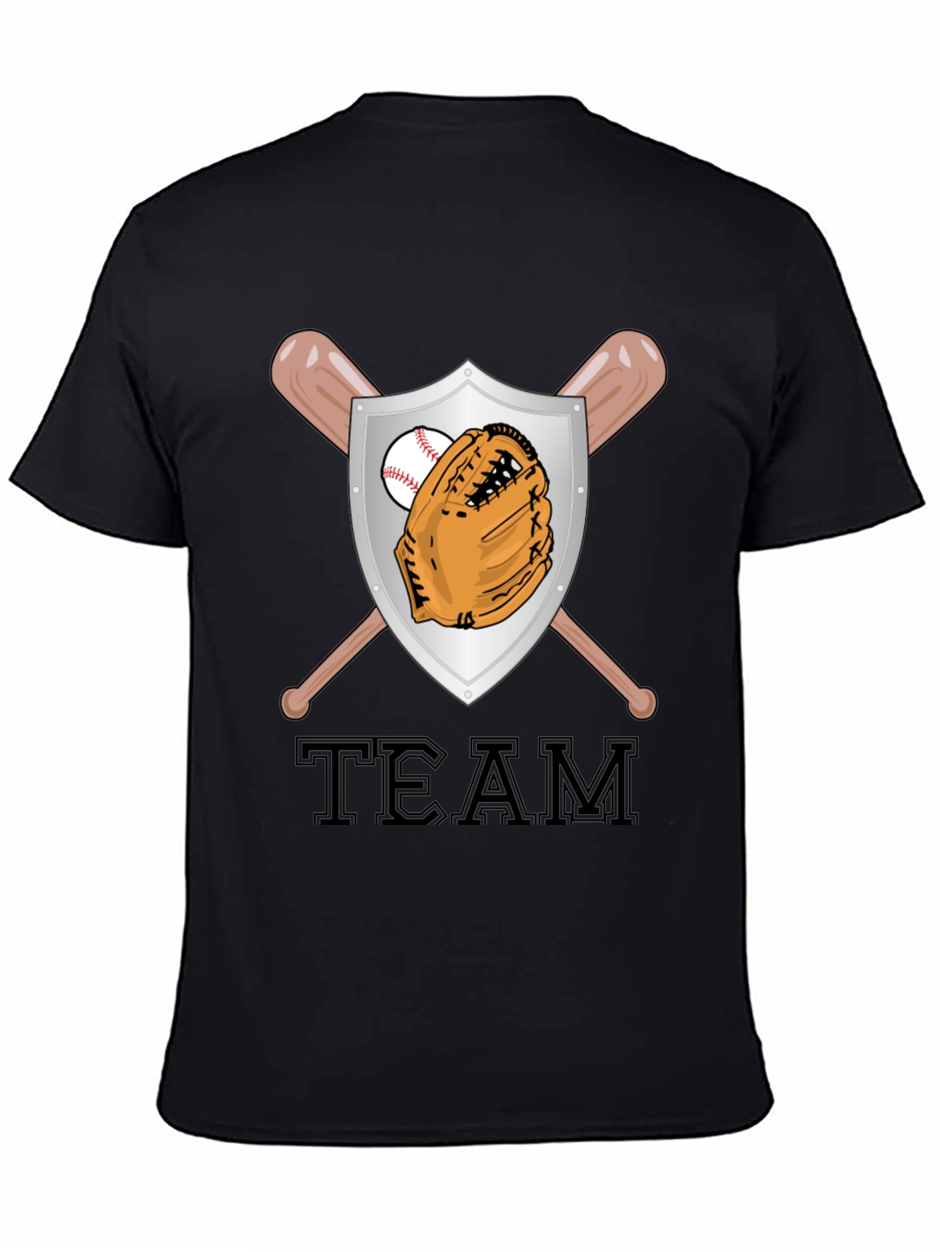 Baseball Team Shield Graphic Tee
