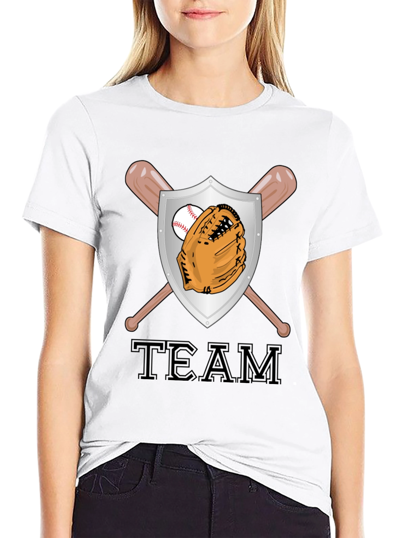 Baseball Team Shield Graphic Tee