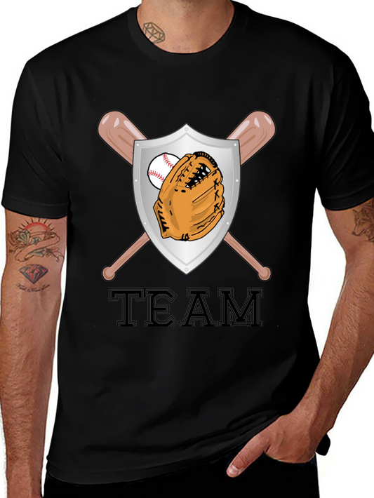 Baseball Team Shield Graphic Tee
